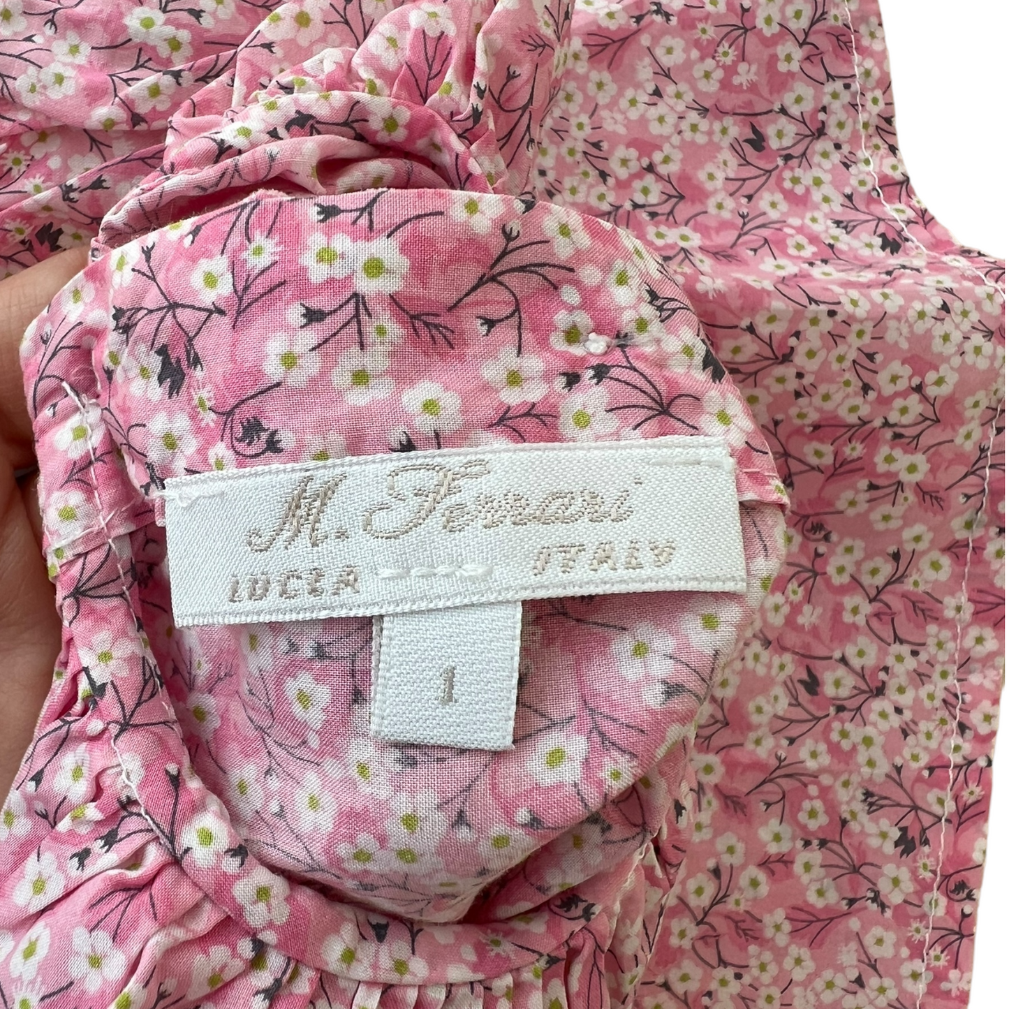 Blusa manica corta liberty Mariella Ferrari - 1 mese