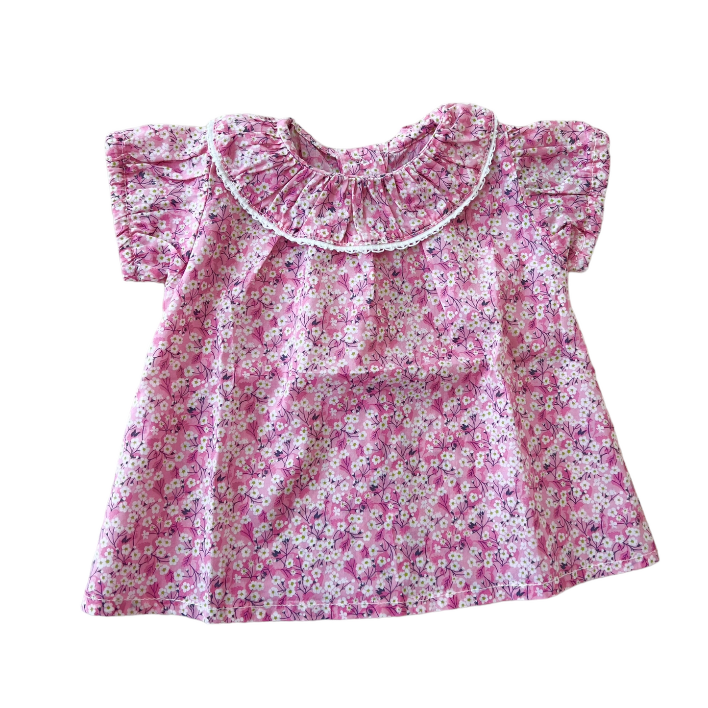 Blusa manica corta liberty Mariella Ferrari - 1 mese