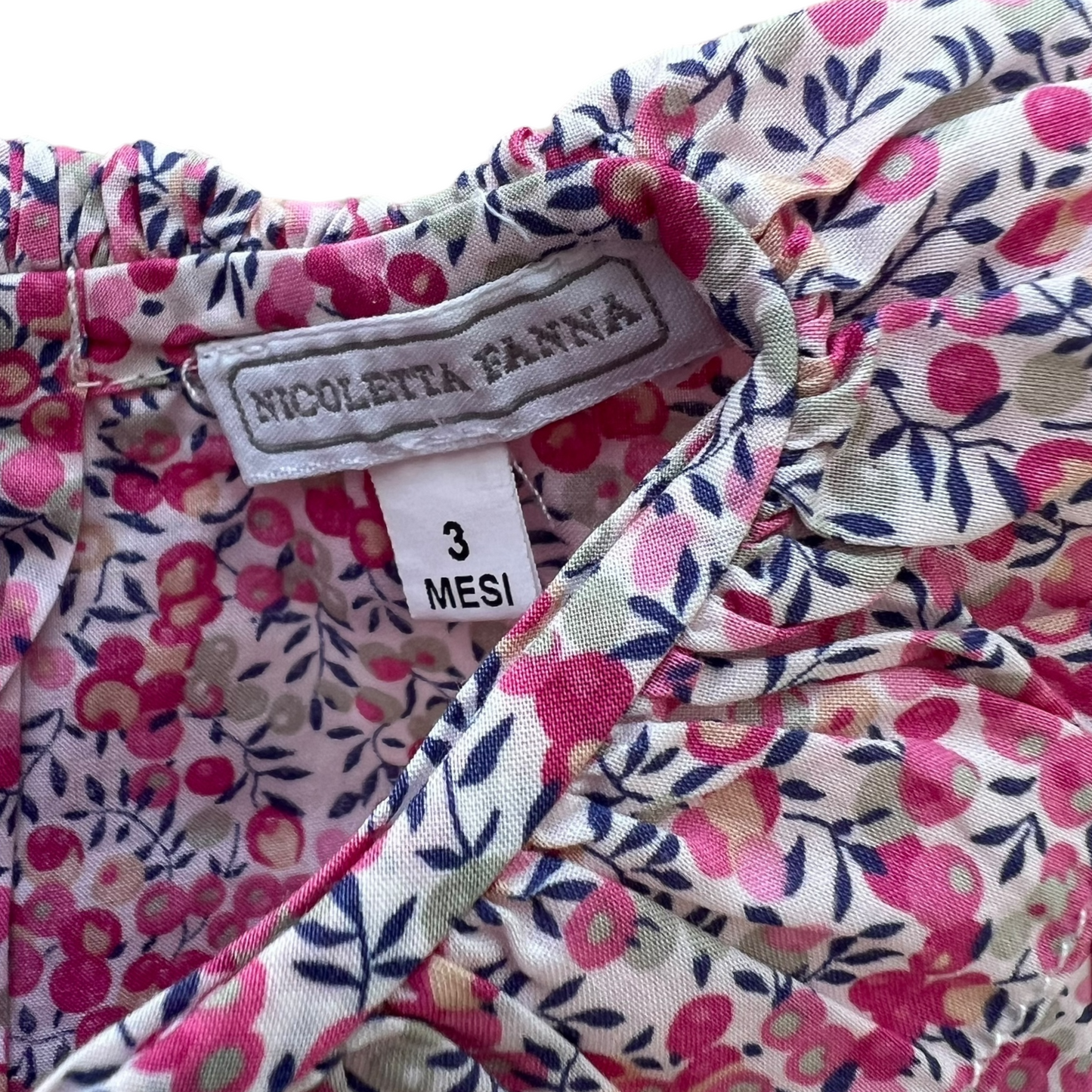 Blusa liberty Nicoletta Fanna - 3 mesi