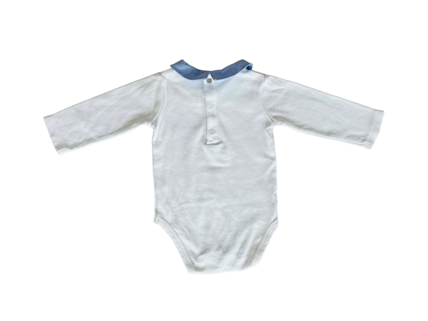Body manica lunga con colletto Jacadi - 6 mesi