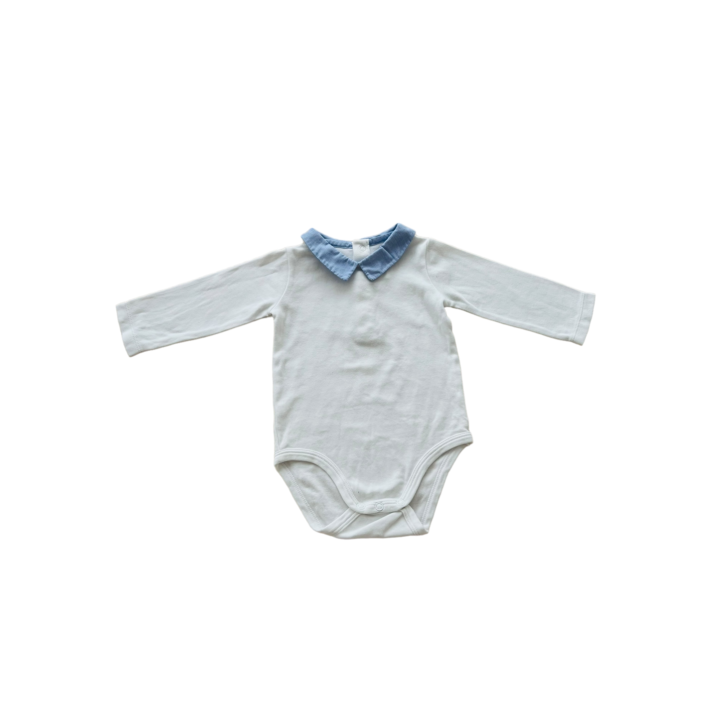 Body manica lunga con colletto Jacadi - 6 mesi