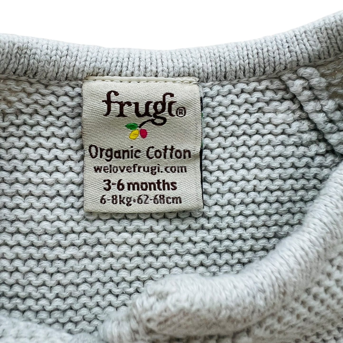 Cardigan cotone organico papere Frugi - 3/6 mesi