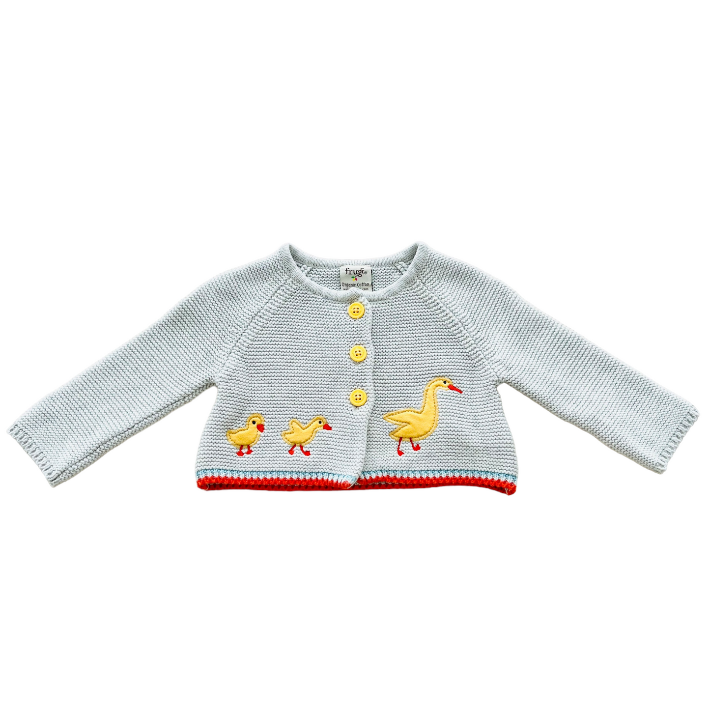 Cardigan cotone organico papere Frugi - 3/6 mesi
