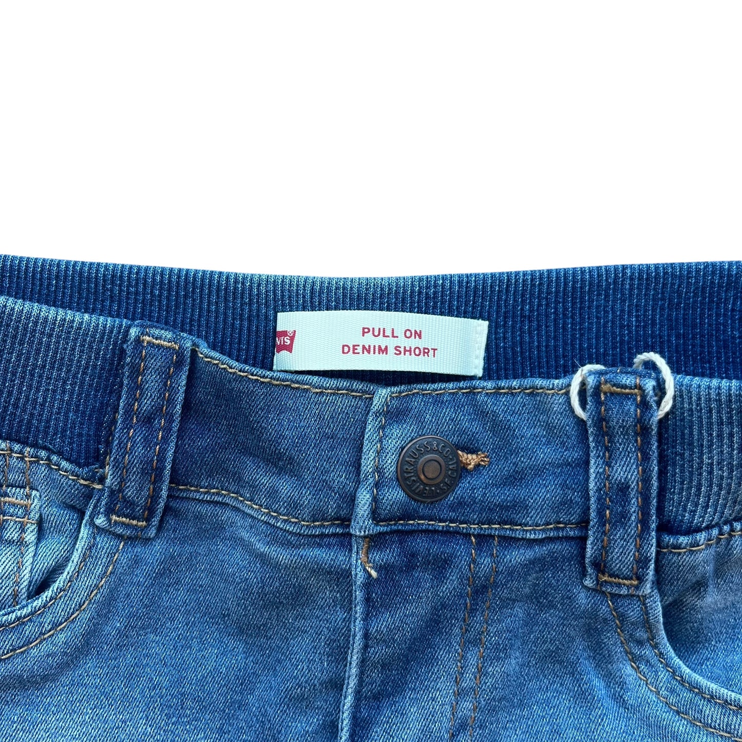 Bermuda pull on jeans elasticizzati Levi's NUOVI - 36 mesi