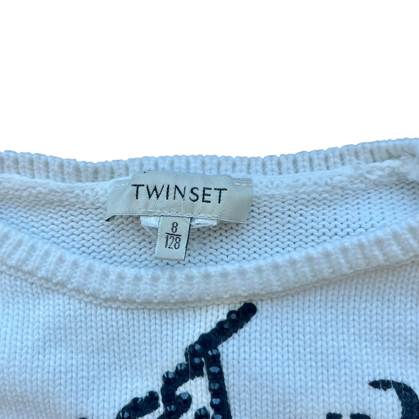 Maglione cotone cropped TwinSet - 8 anni