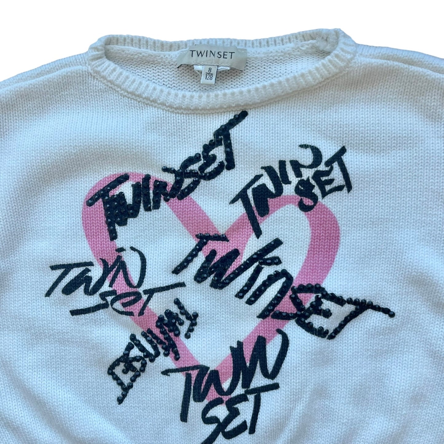 Maglione cotone cropped TwinSet - 8 anni