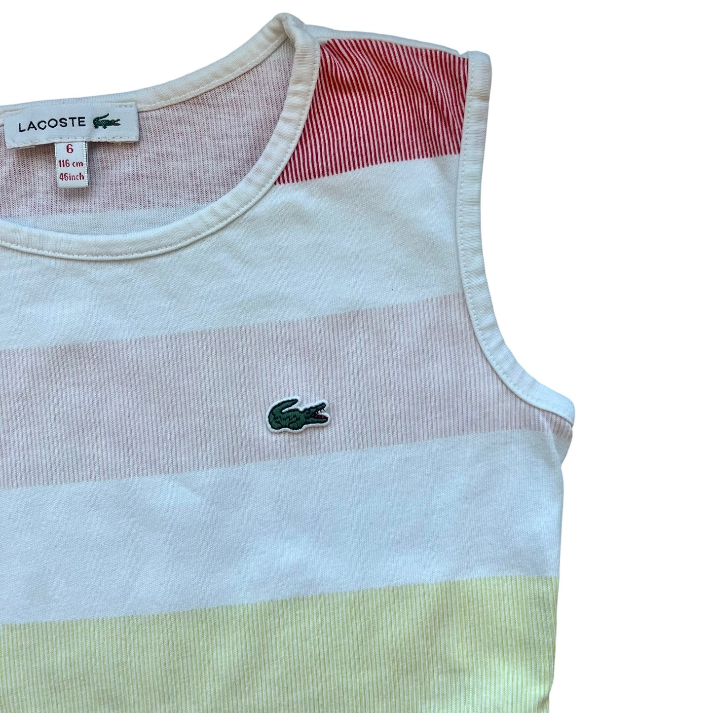 Abito estivo cotone Lacoste - 6 anni
