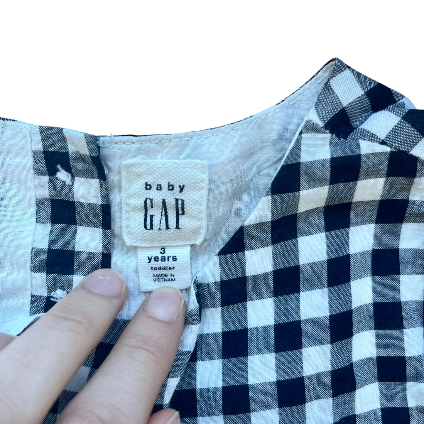 Abito quadretti BabyGap - 3 anni