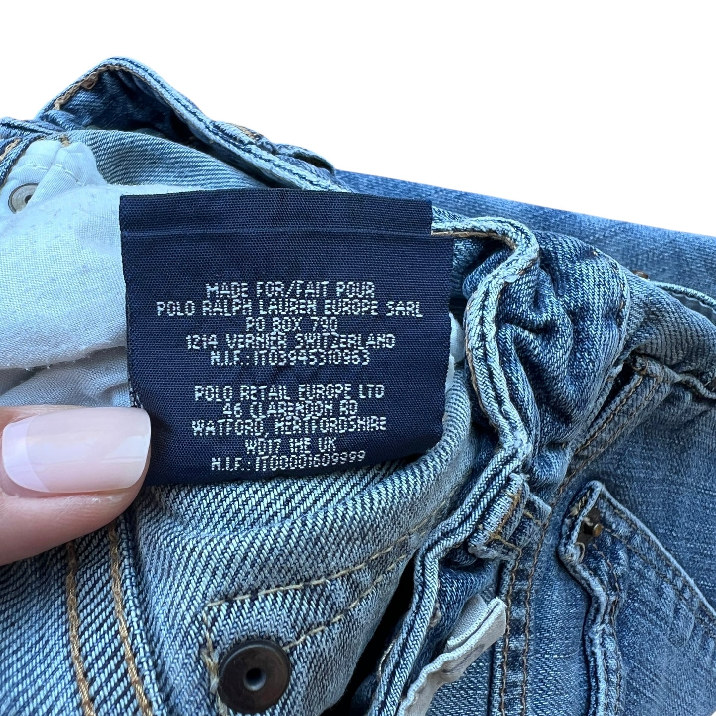 Shorts jeans Ralph Lauren -10 anni
