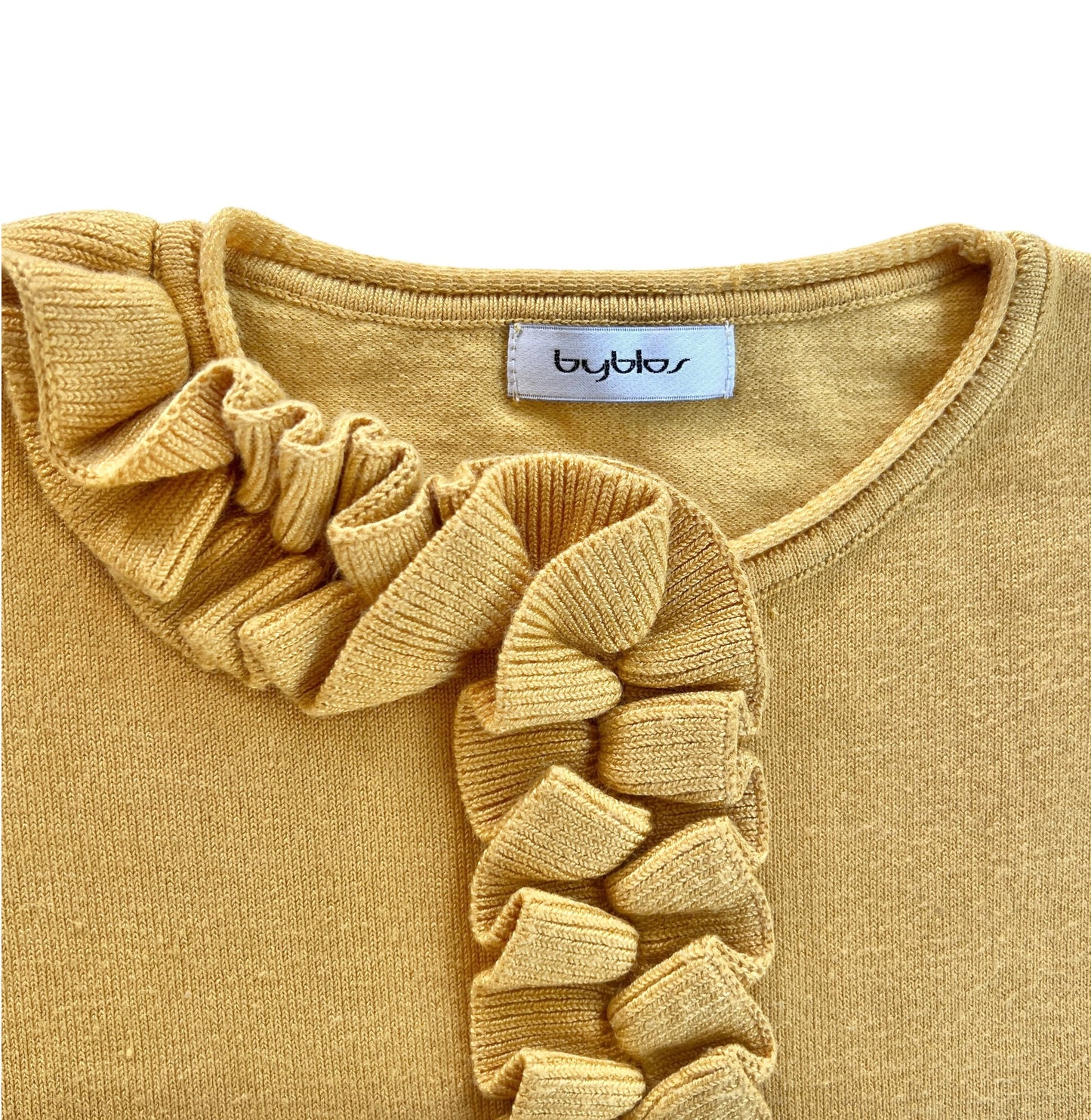 Maglia manica lunga senape Byblos - 5 anni