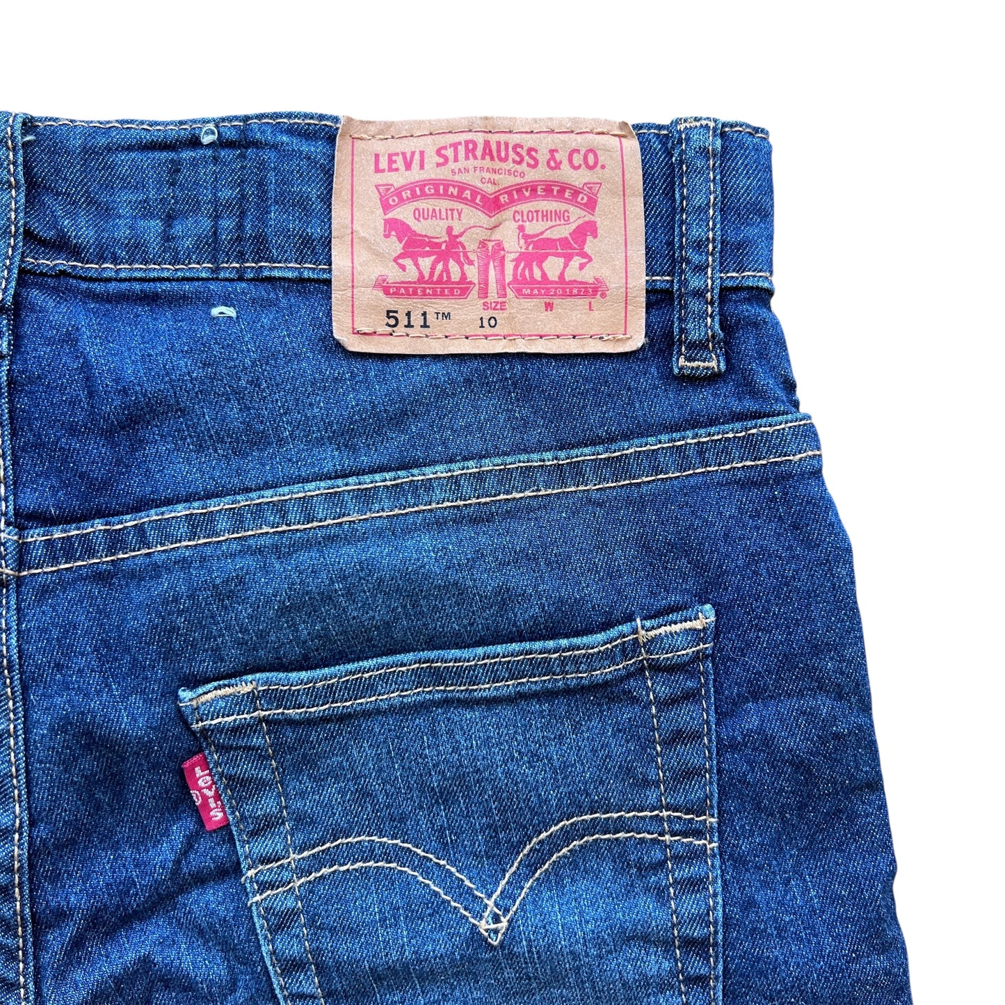 Bermuda jeans mod. 511 slim con risvolto Levi's - 10 anni