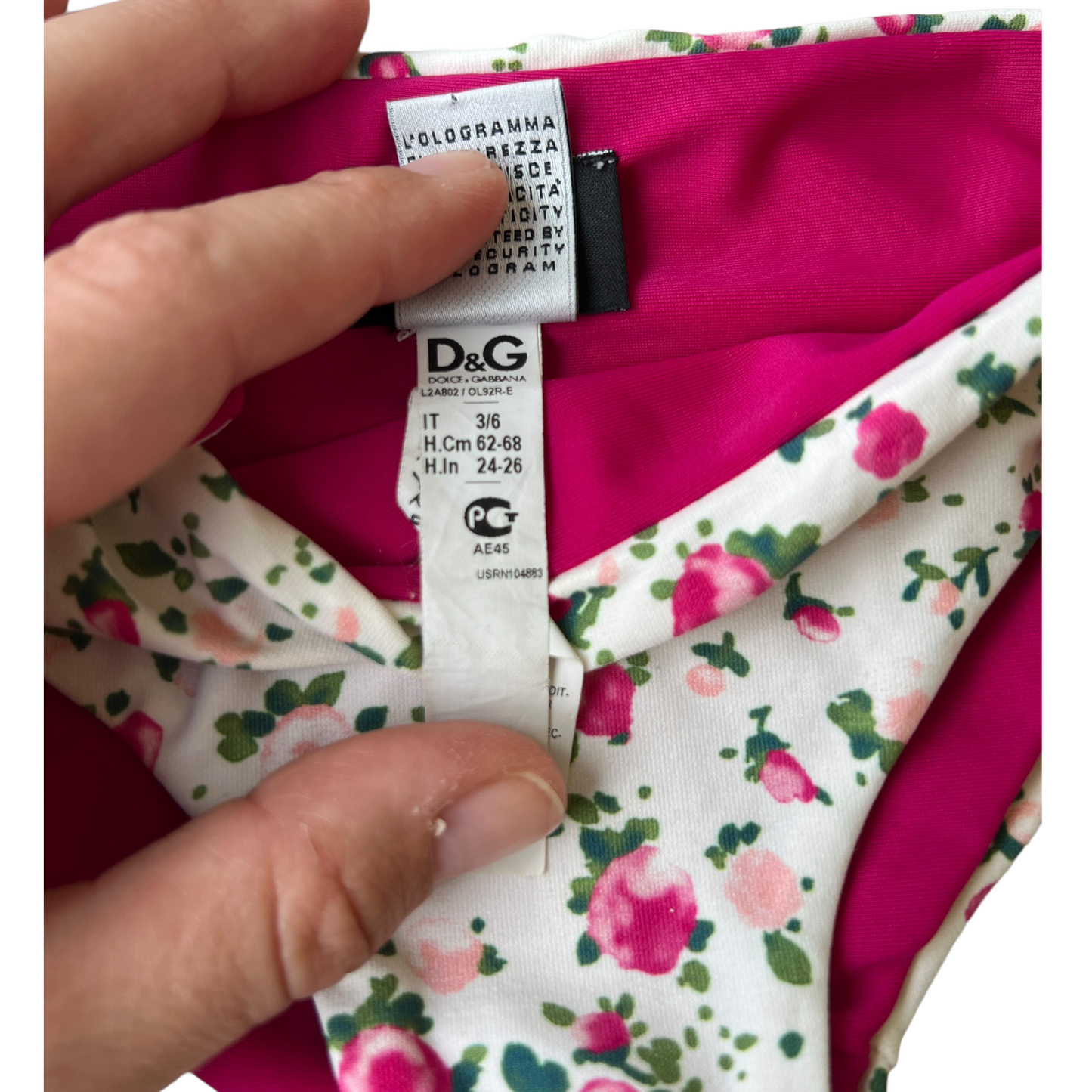 Costume bikini con balze Dolce&Gabbana - 3/6 mesi