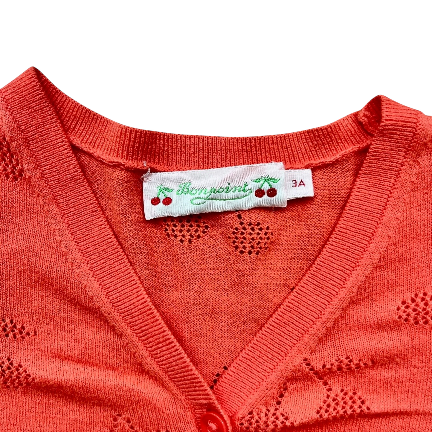 Cardigan cotone traforato Bonpoint - 4 anni