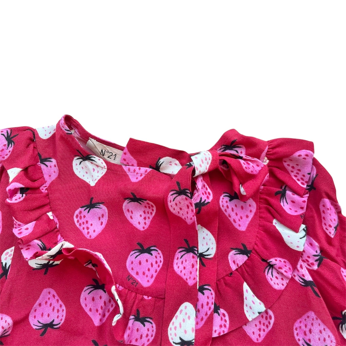 Abito fragole N°21 - 4 anni