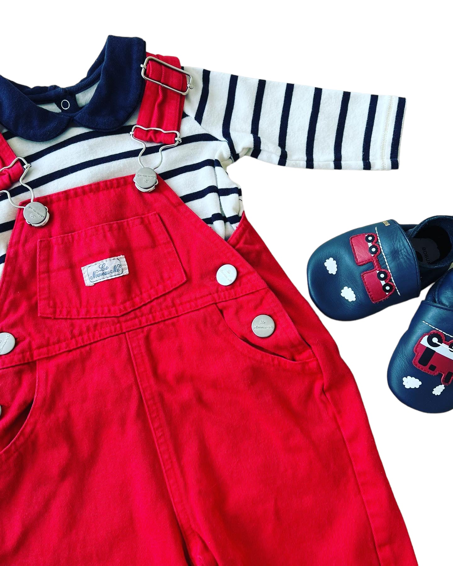Salopette jeans Le Nouveau Nè - 6 mesi