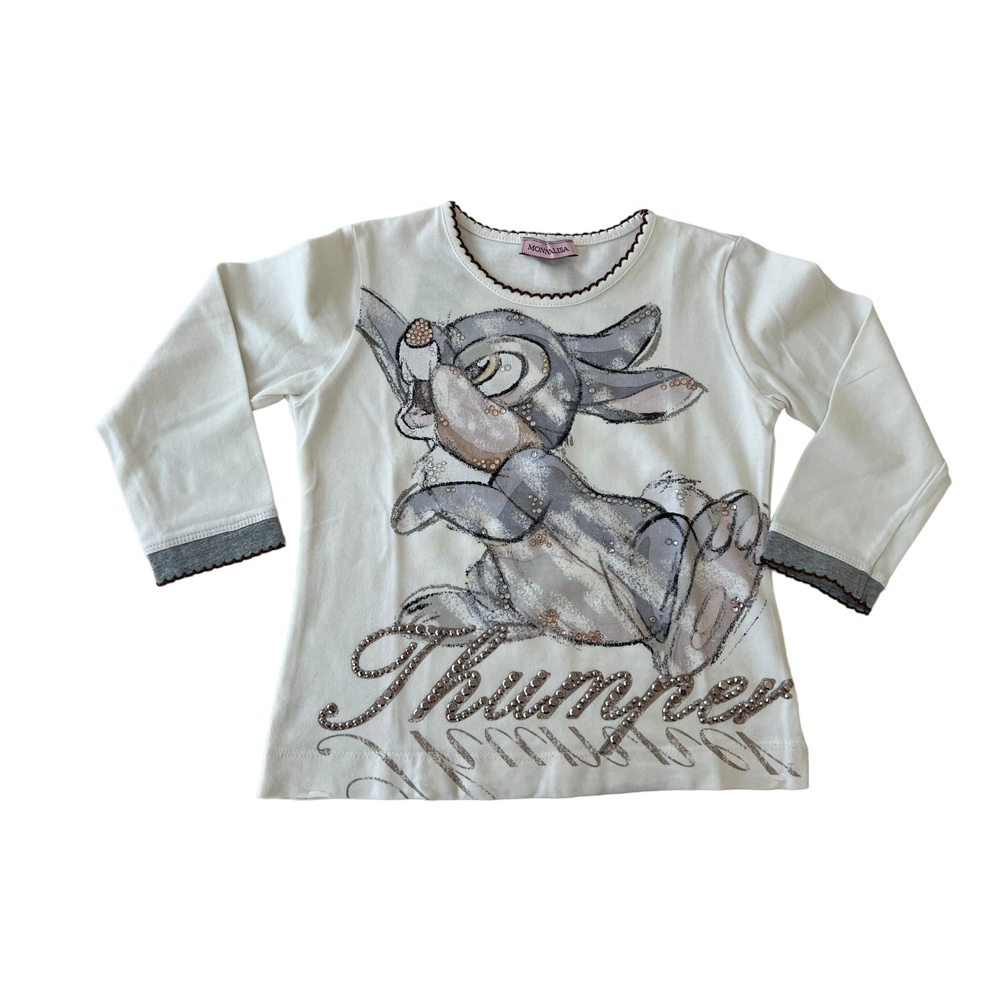 Maglia jersey Tippete Disney Monnalisa - 3 anni
