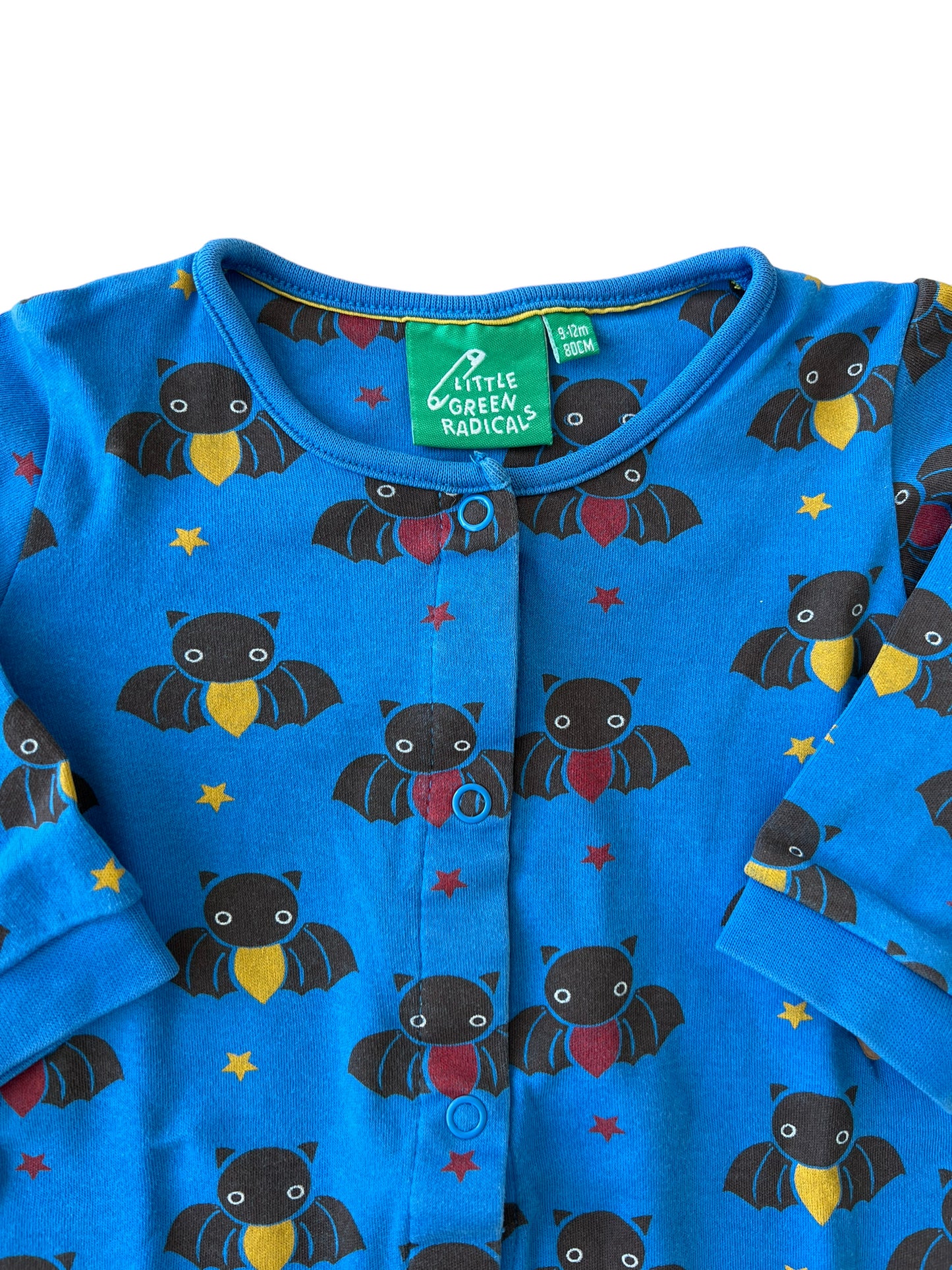 Bats Little Green Radicals onesie - 9/12 months