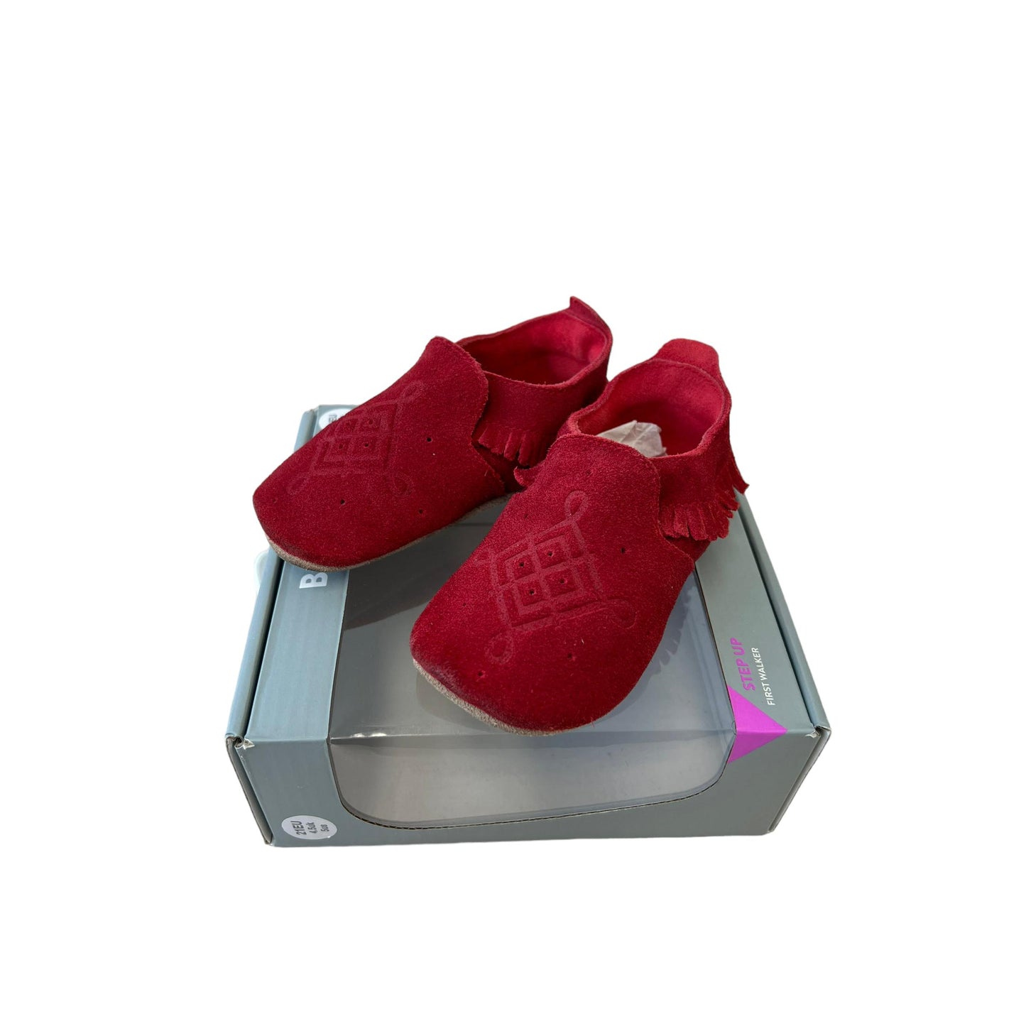 Bobux Soft Sole Red moccasin M - 9/15 months