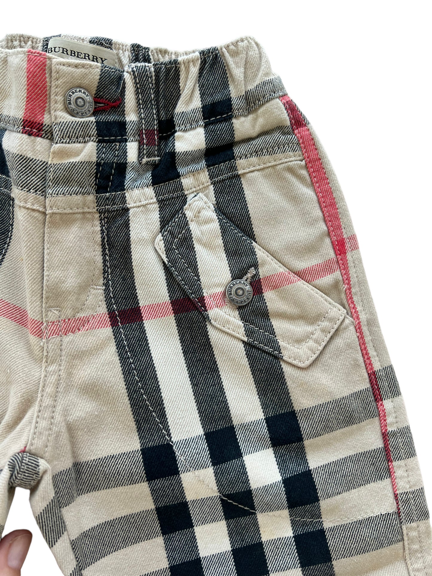 Pantaloni Burberry tartan - 3 anni