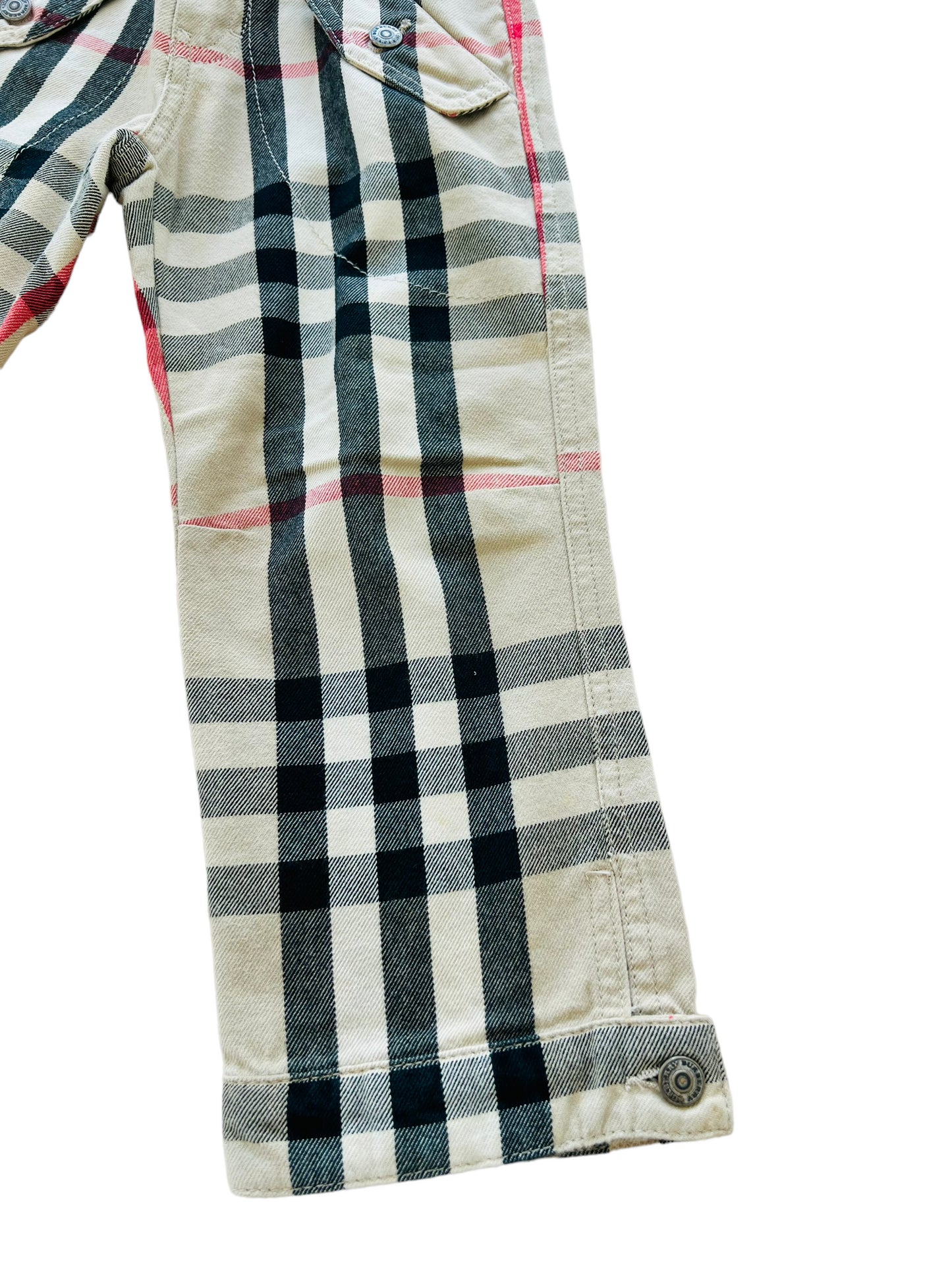 Pantaloni Burberry tartan - 3 anni