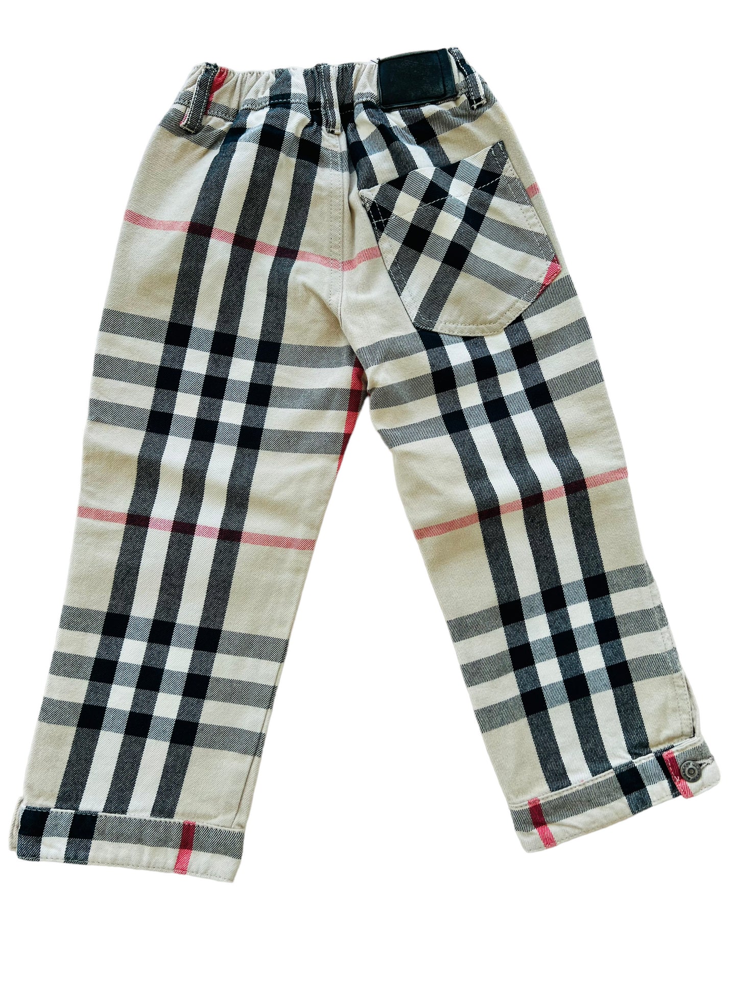 Pantaloni Burberry tartan - 3 anni