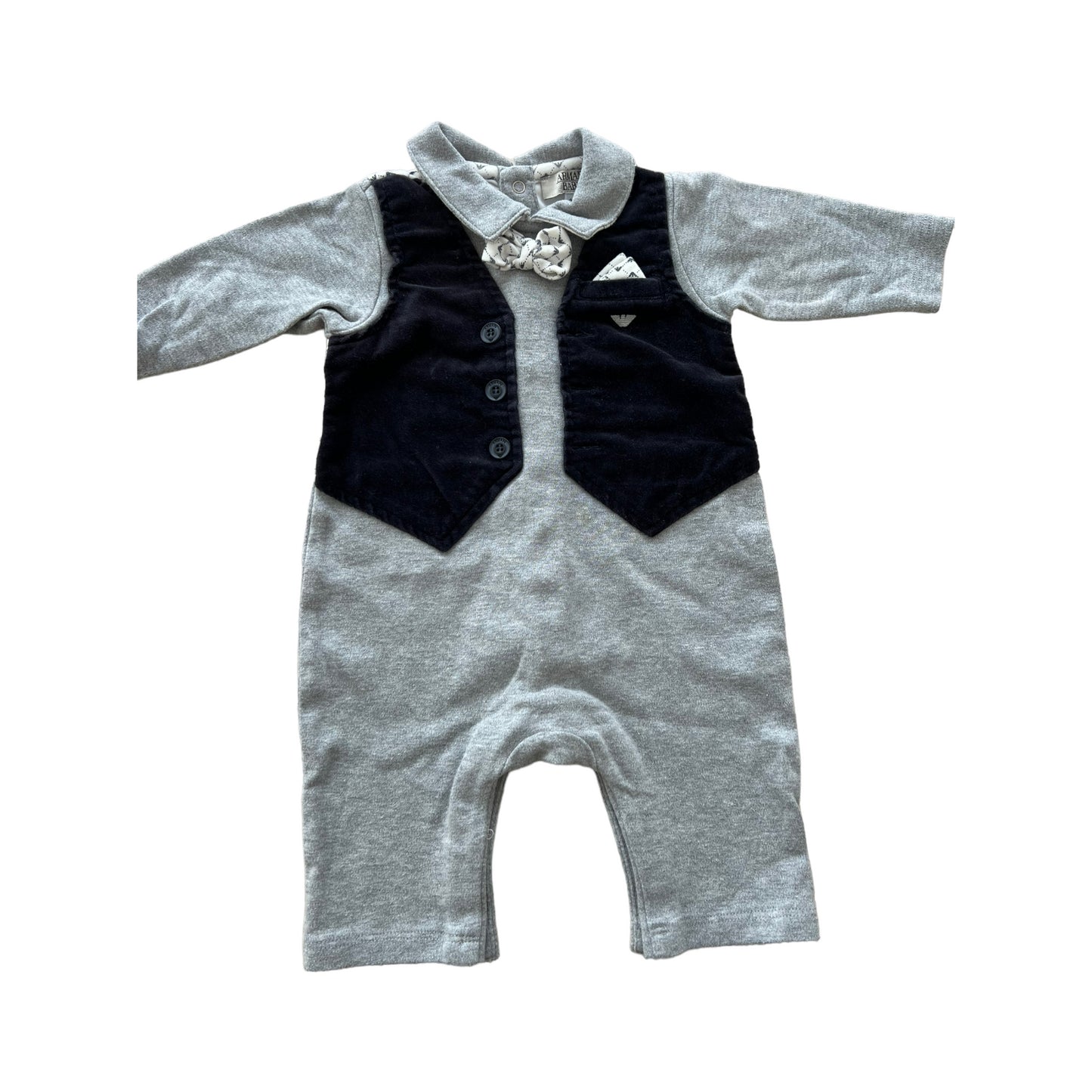 Tutina Armani con gilet - 3 mesi