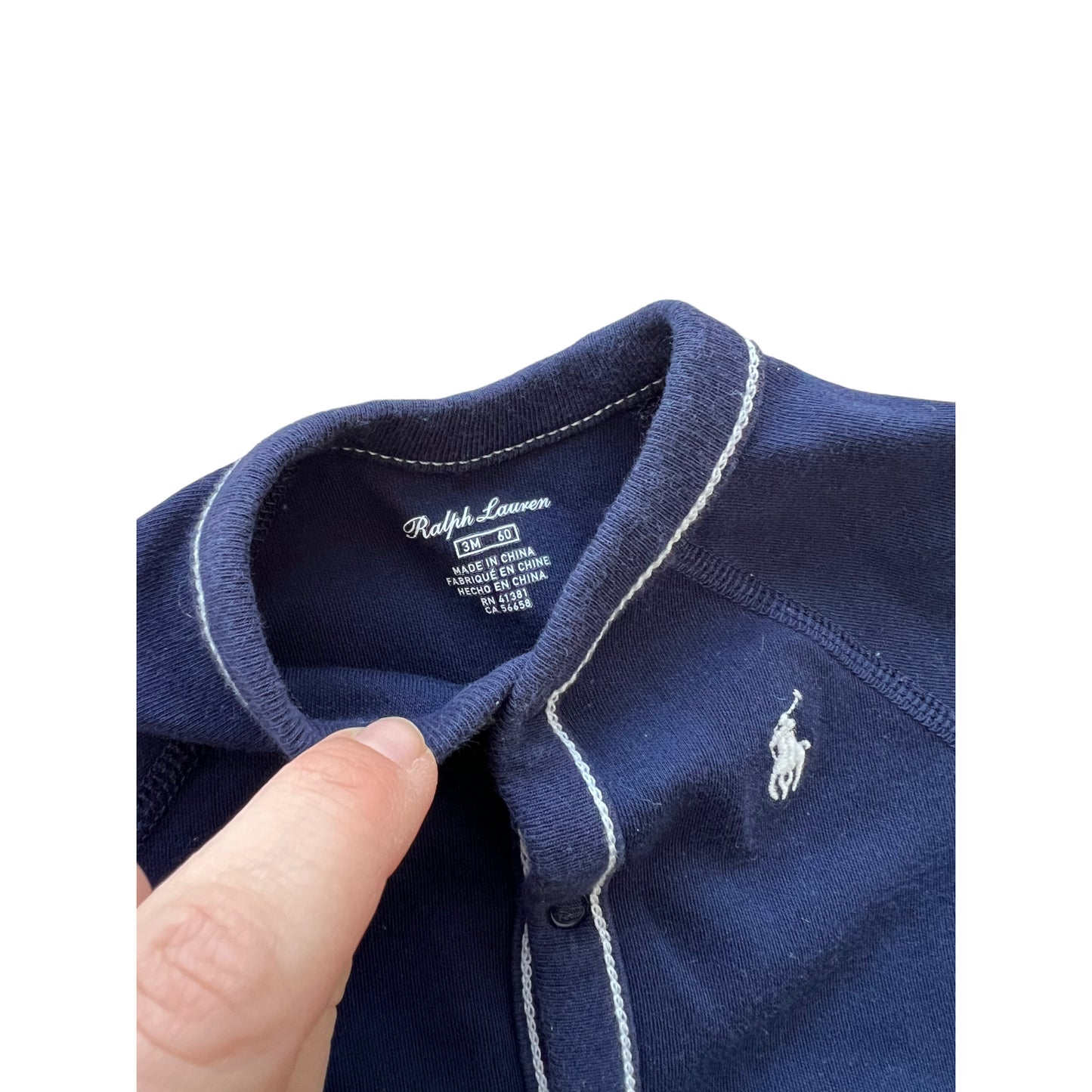 Tutina Ralph Lauren blu - 3 mesi