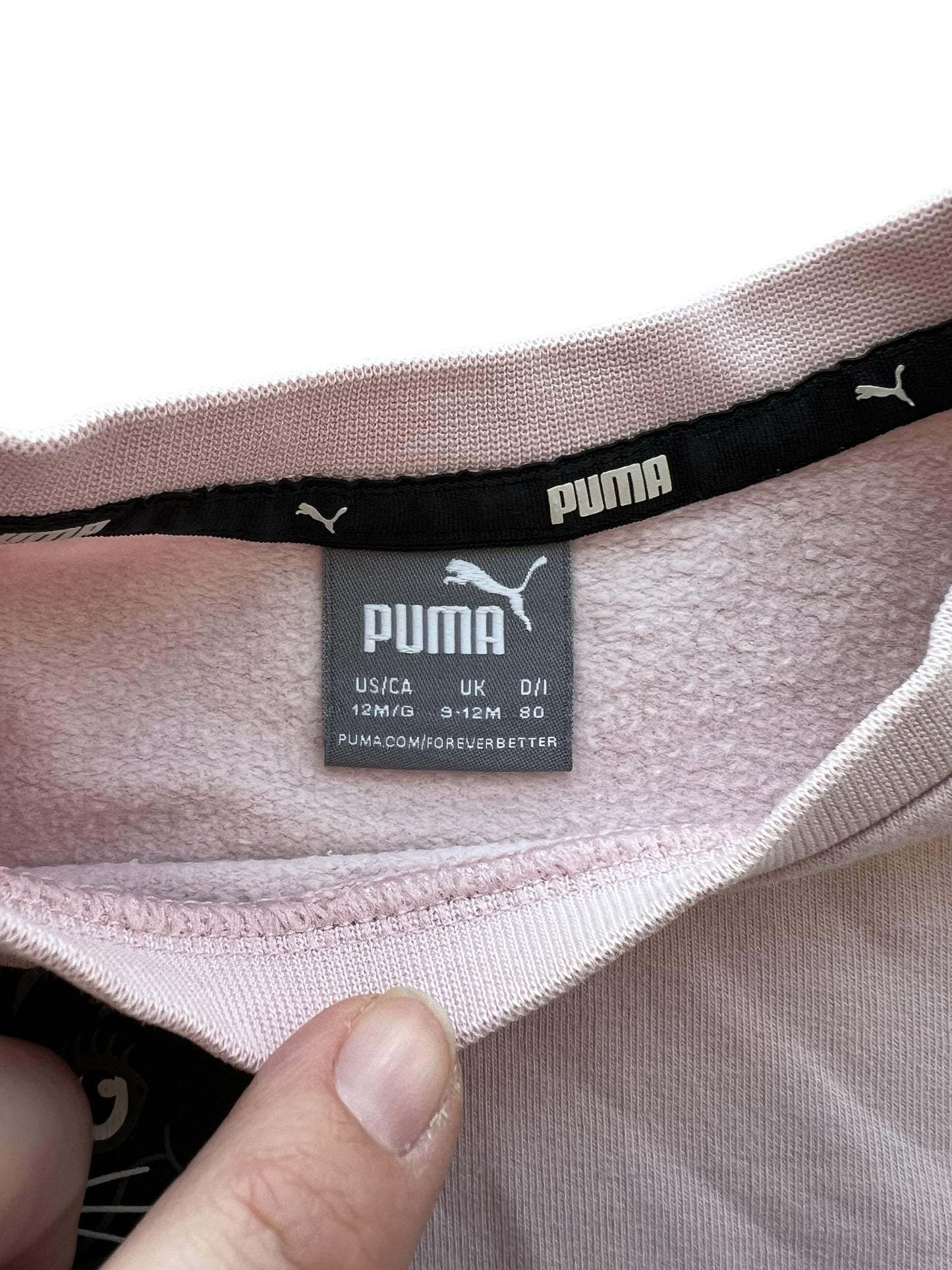 Tuta Puma rosa bambina - 12 mesi