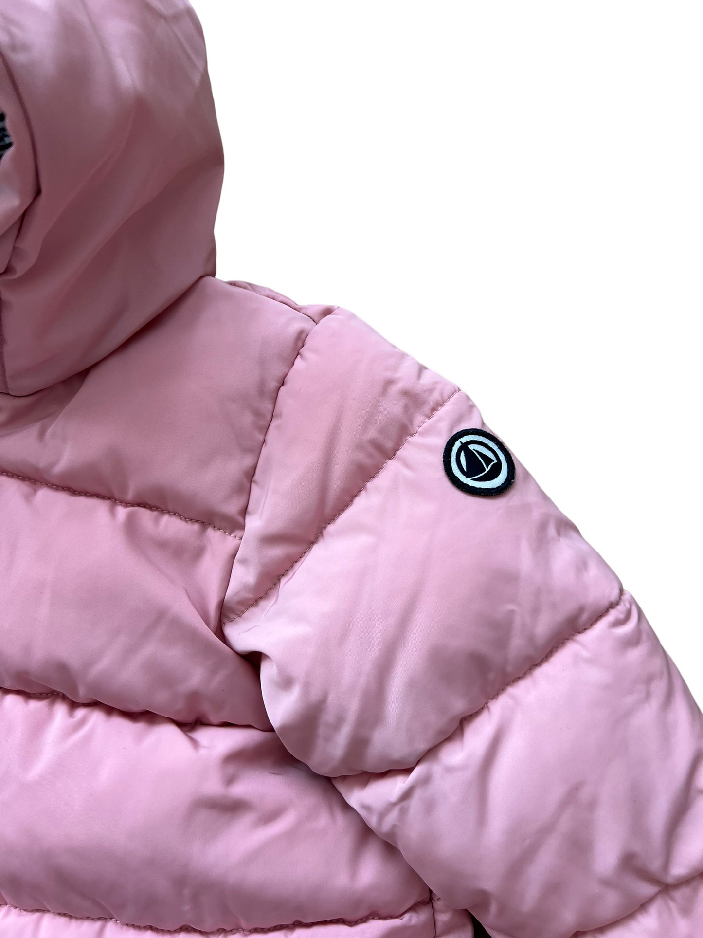 Petit Bateau pink padded jacket - 18 months