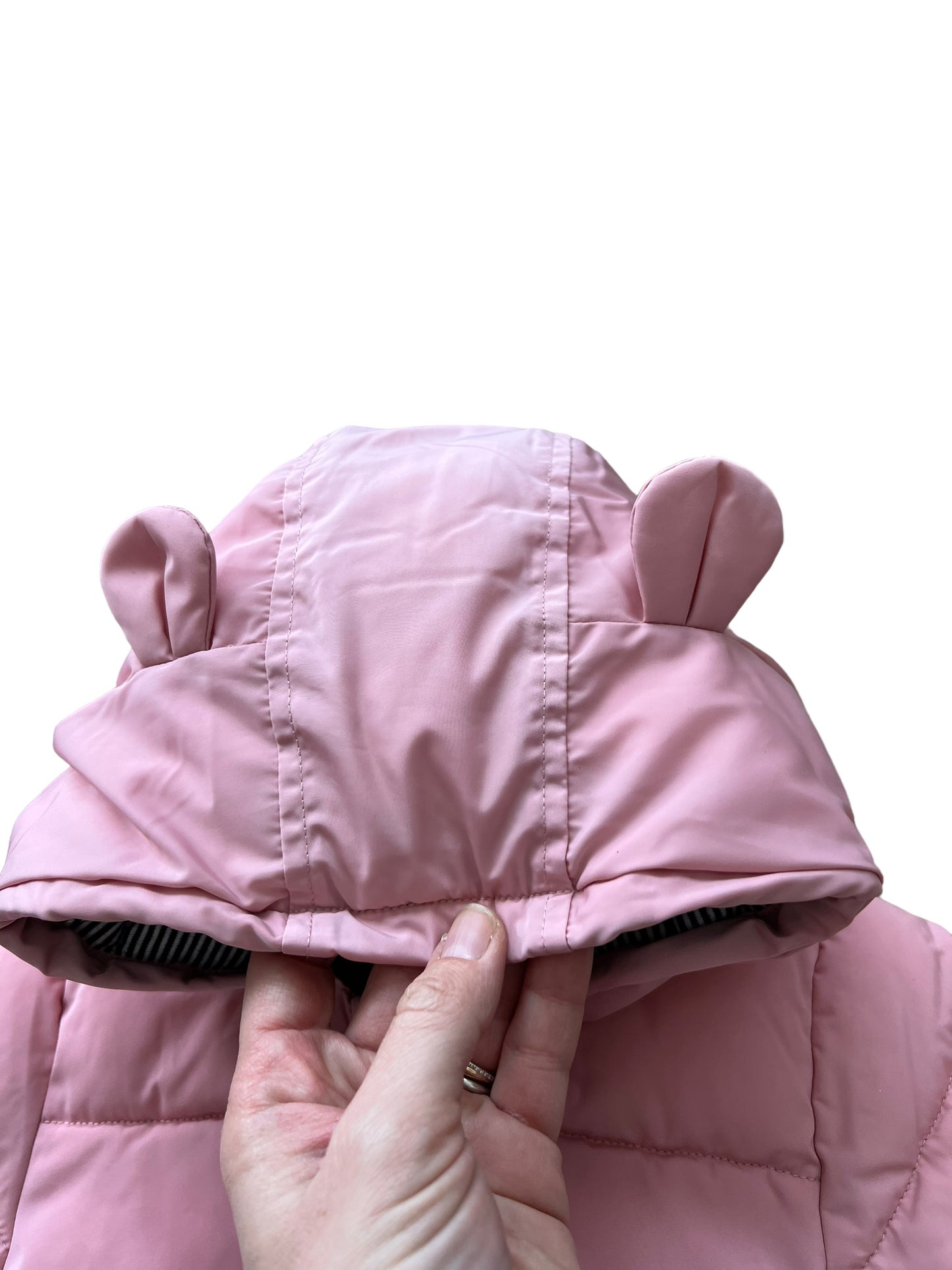 Petit Bateau pink padded jacket - 18 months