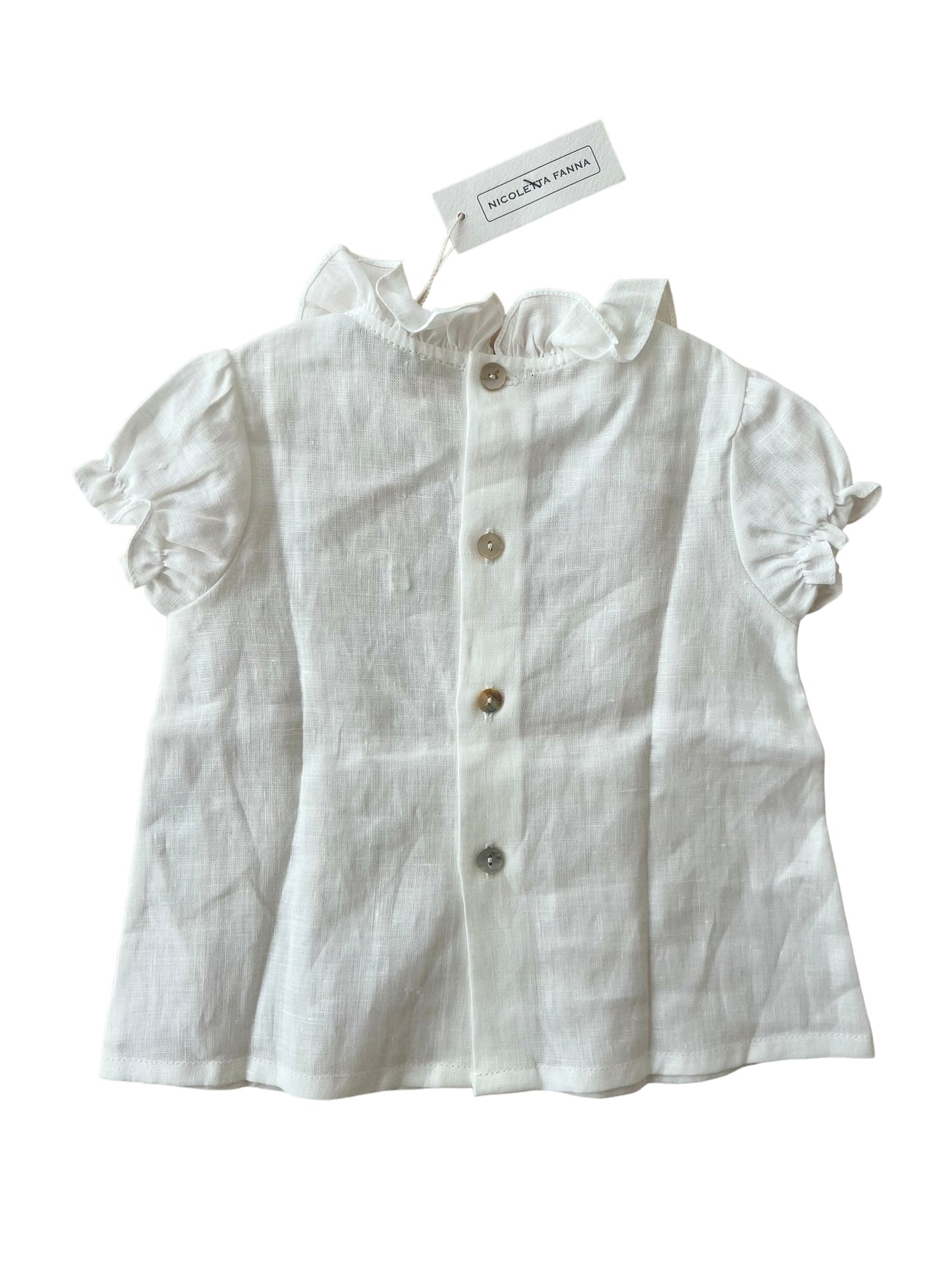 Nicoletta Fanna linen shirt - 6 months