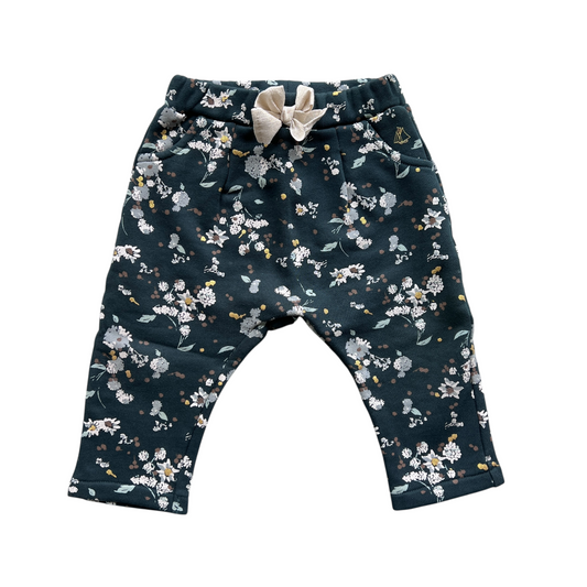 Pantaloni felpa fiori Petit Bateau - 12 mesi