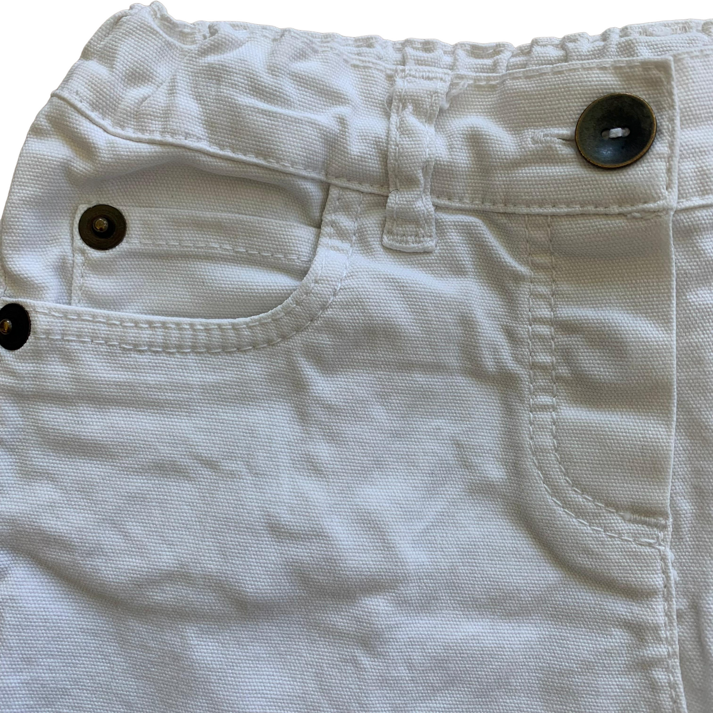 Pantaloncini cotone bianchi Babe & Tess - 5 anni