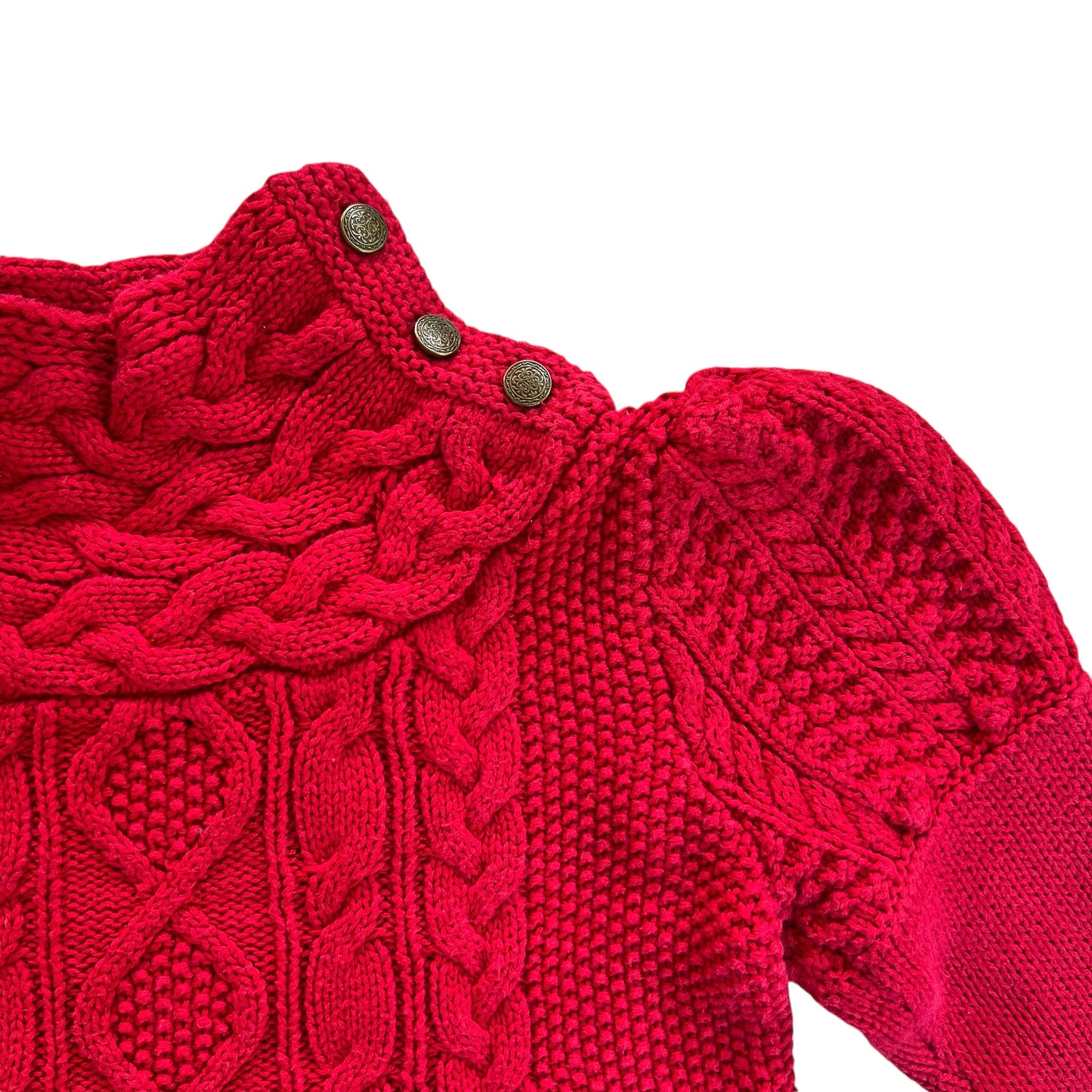 Maglione cotone collo alto lavorato Ralph Lauren - 5/6 anni