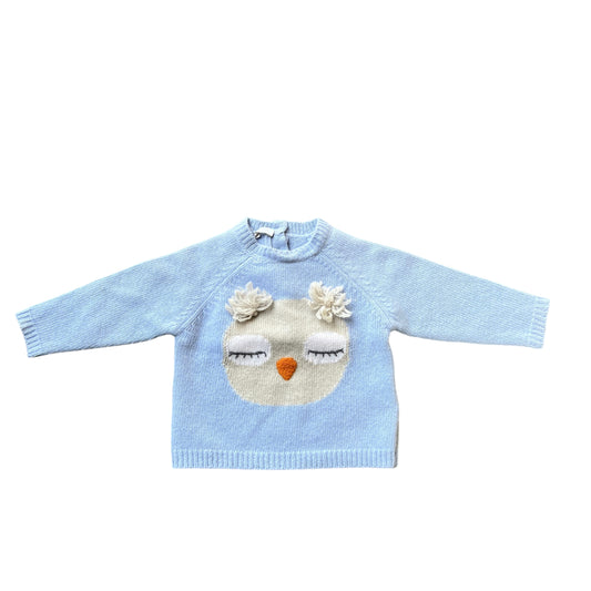 Maglione 100% lana merino Il Gufo - 9 mesi