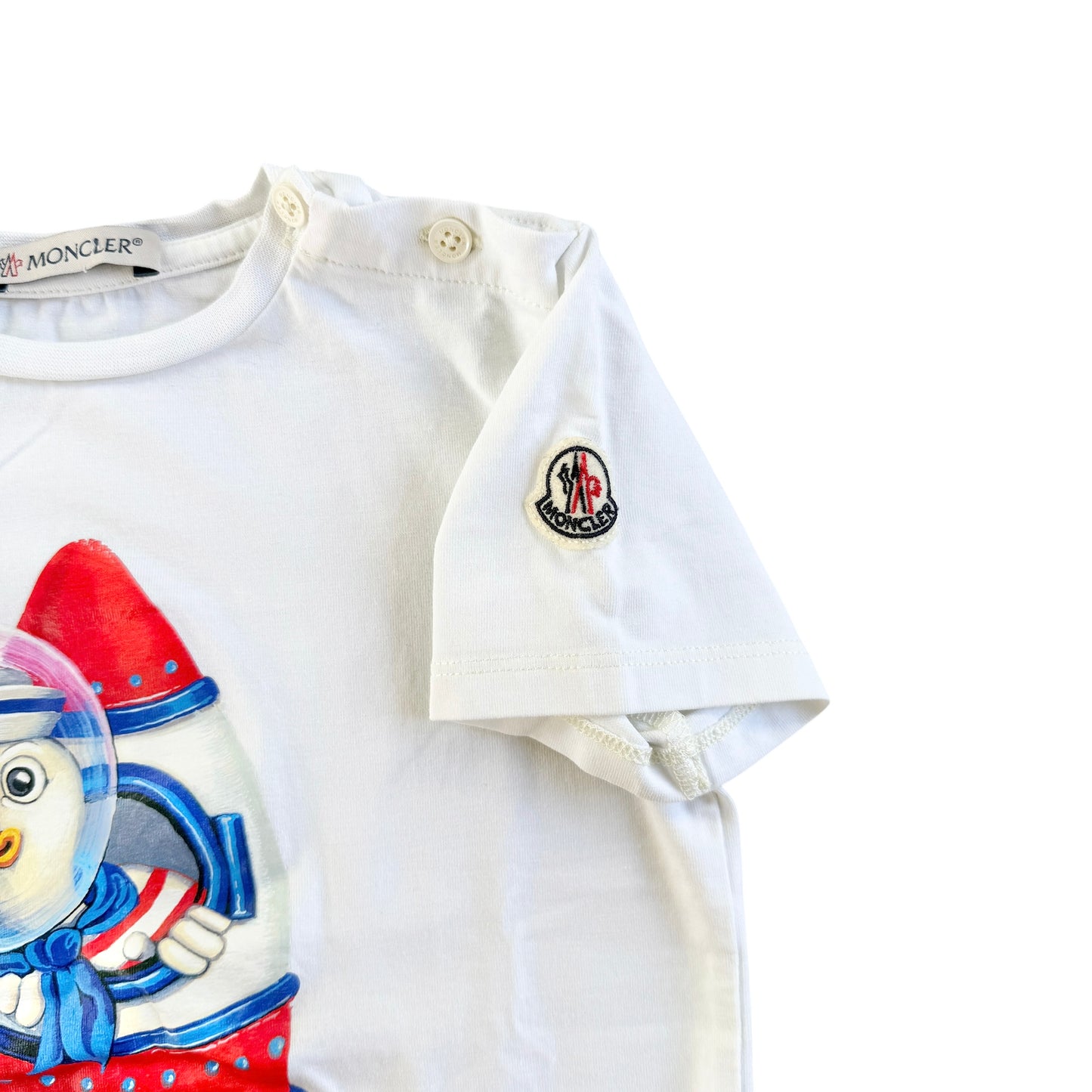 T-shirt stampa Razzo e Oca Moncler - 3 anni