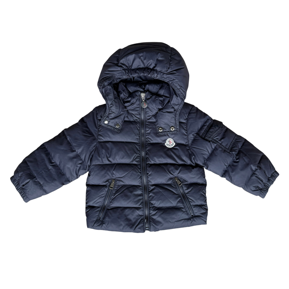 Piumino blu notte Moncler - 18/24 mesi