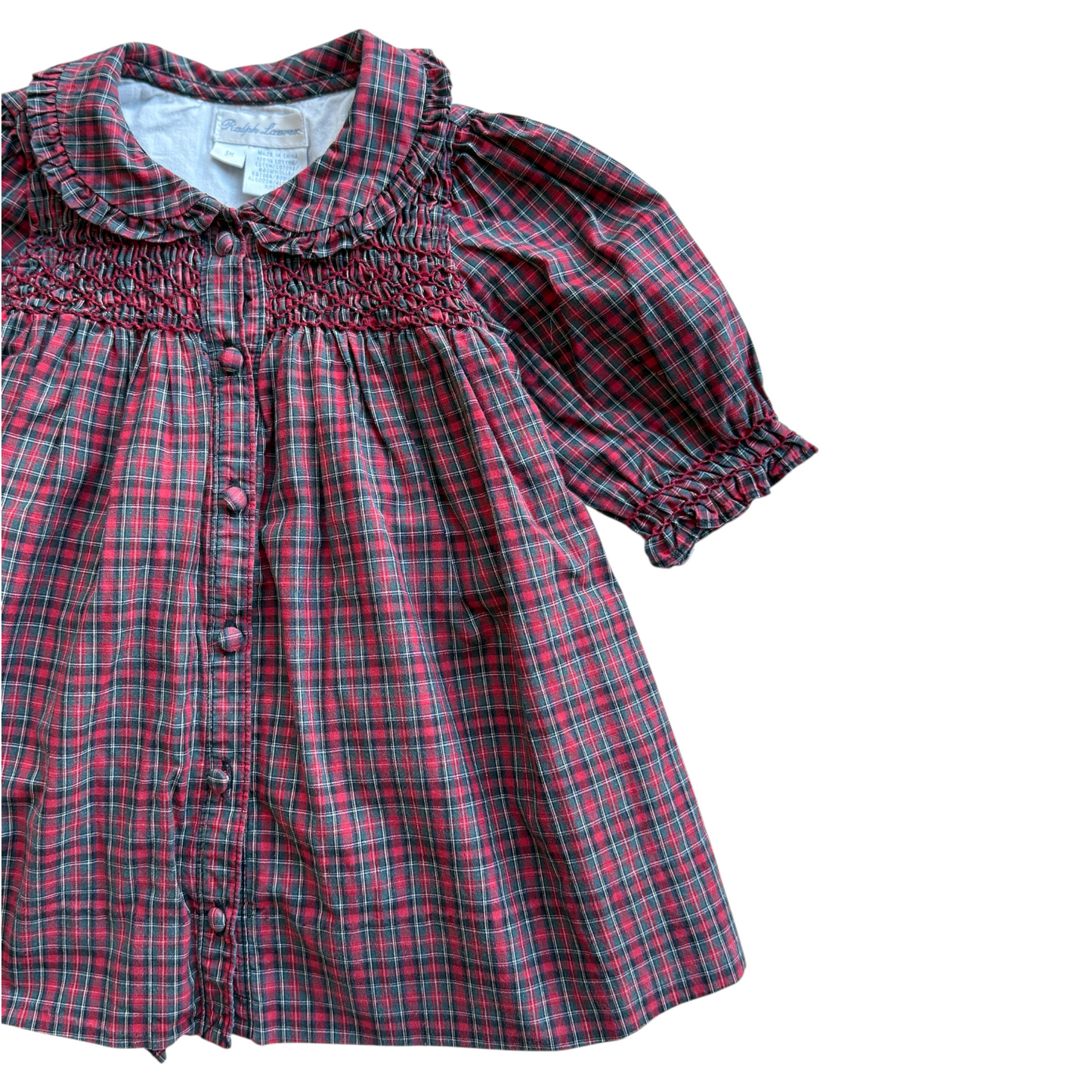 Abito retrò scozzese Ralph Lauren - 9 mesi