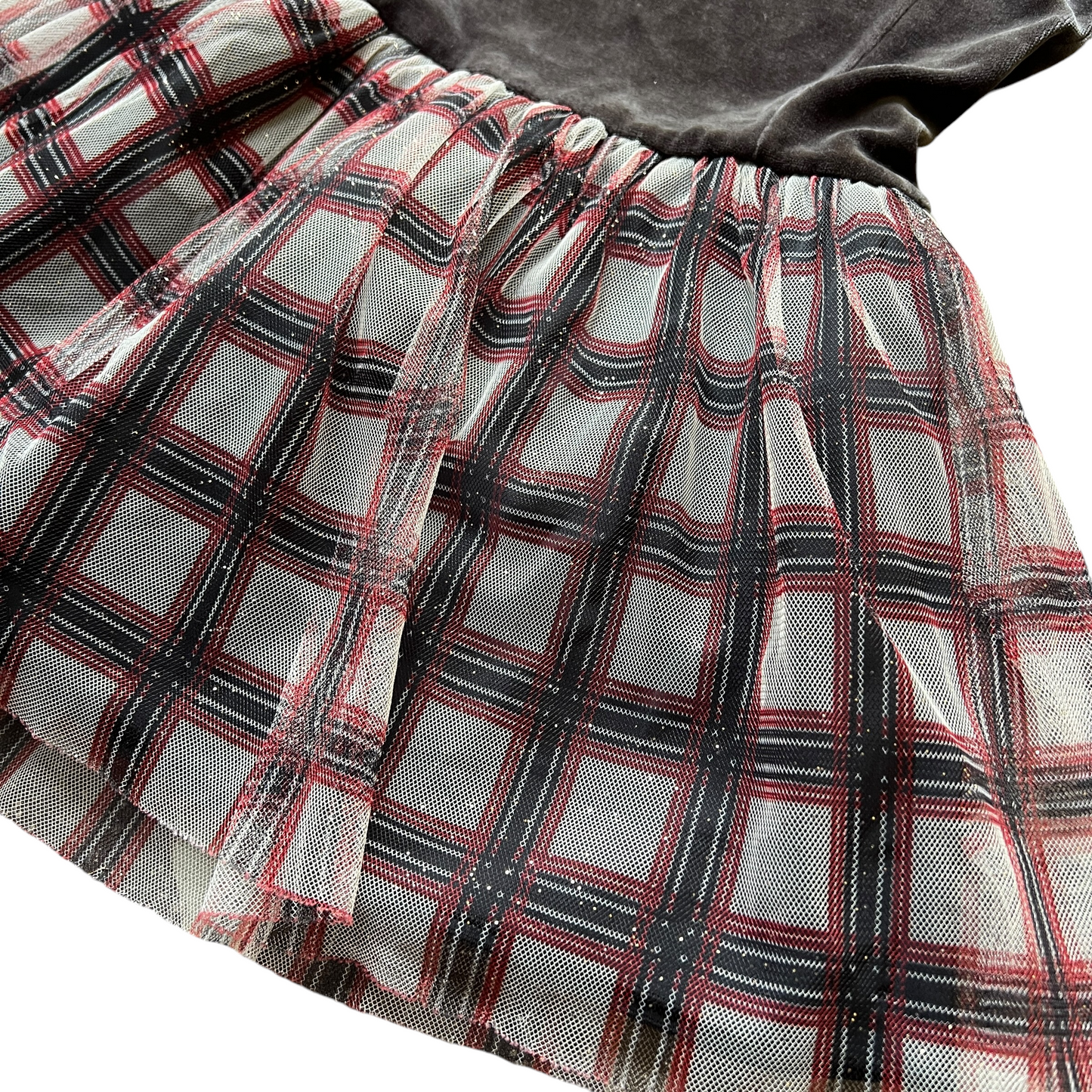 Abito velluto e tulle Petit Bateau - 6 anni