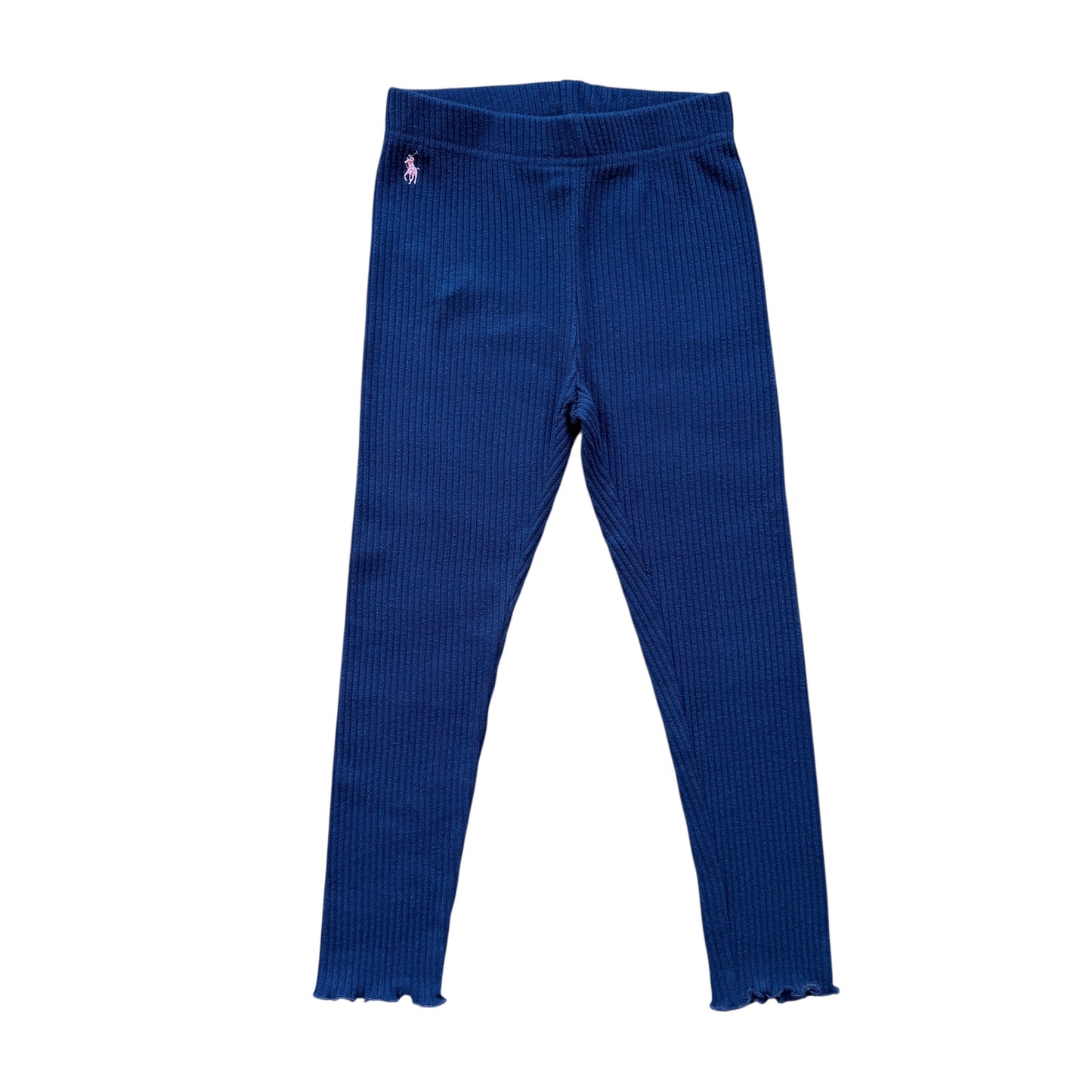 Leggings blu a costine Polo Ralph Lauren - 5 anni