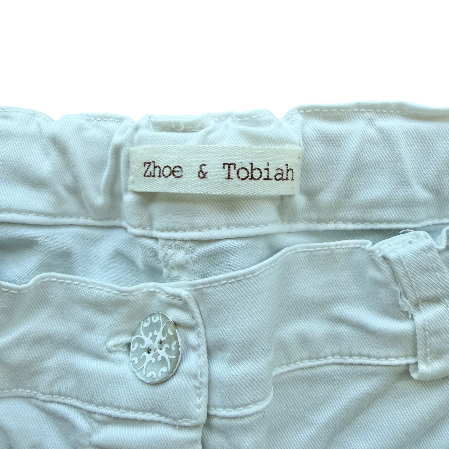 Pantaloni bianchi a zampa Zhoe&Tobiah - 10 anni
