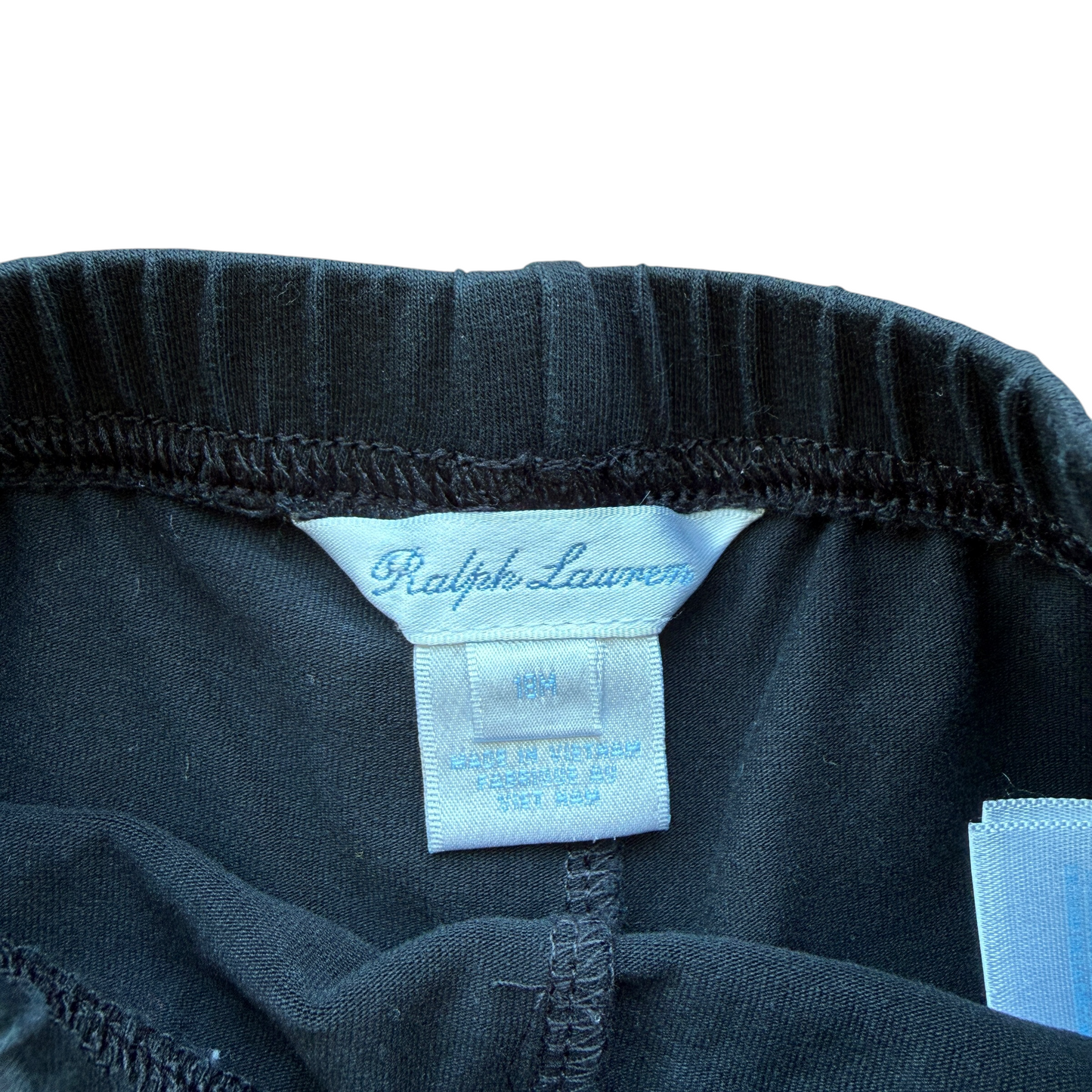 Leggings neri con fiocchetti Ralph Lauren - 18 mesi