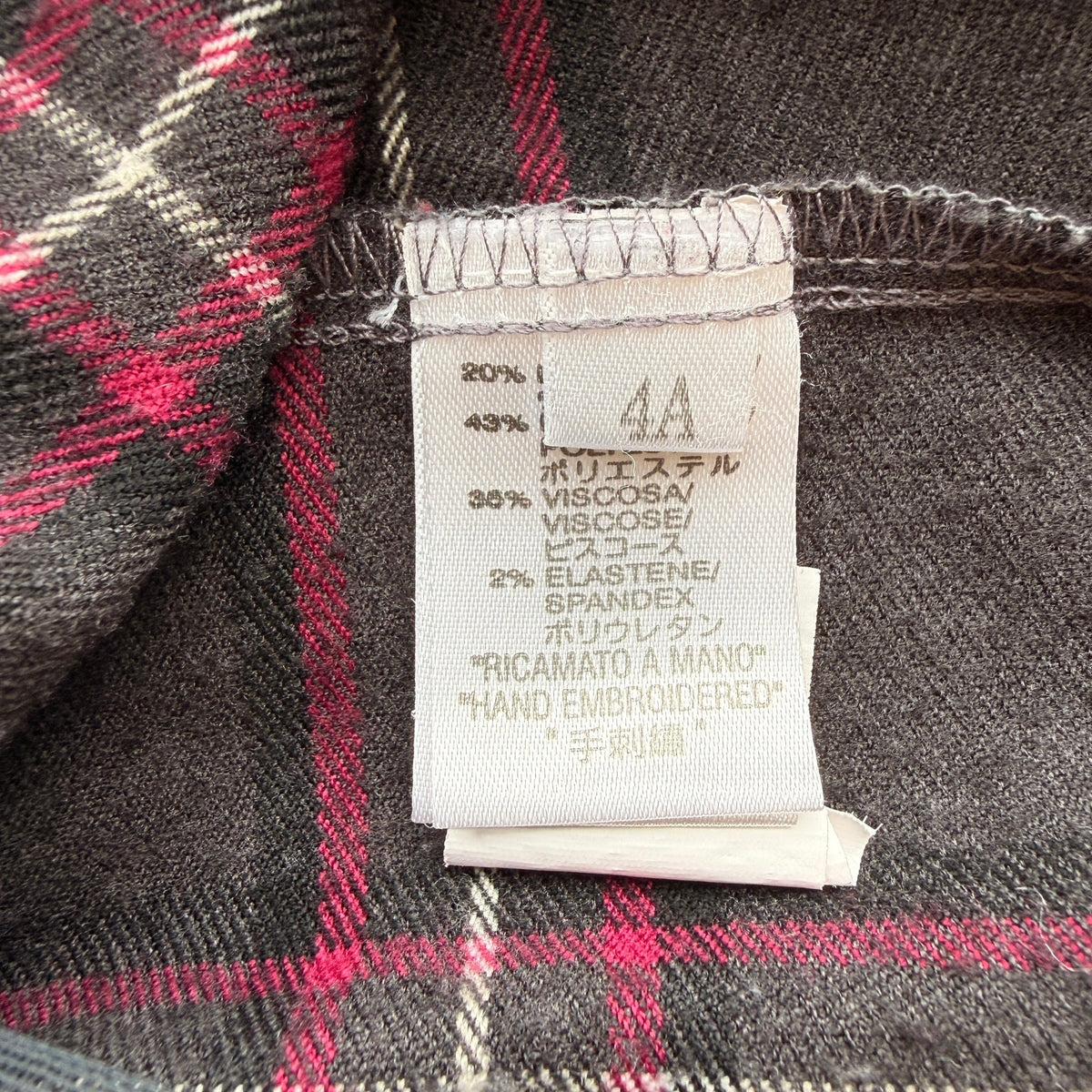 Abito misto lana con smock Malvi&co - 4 anni