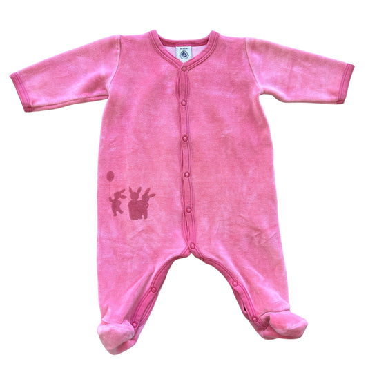 Tutina ciniglia Petit Bateau - 3 mesi
