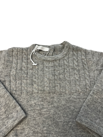 Completo tutina e cardigan Coccodè misto lana merino - 9 mesi