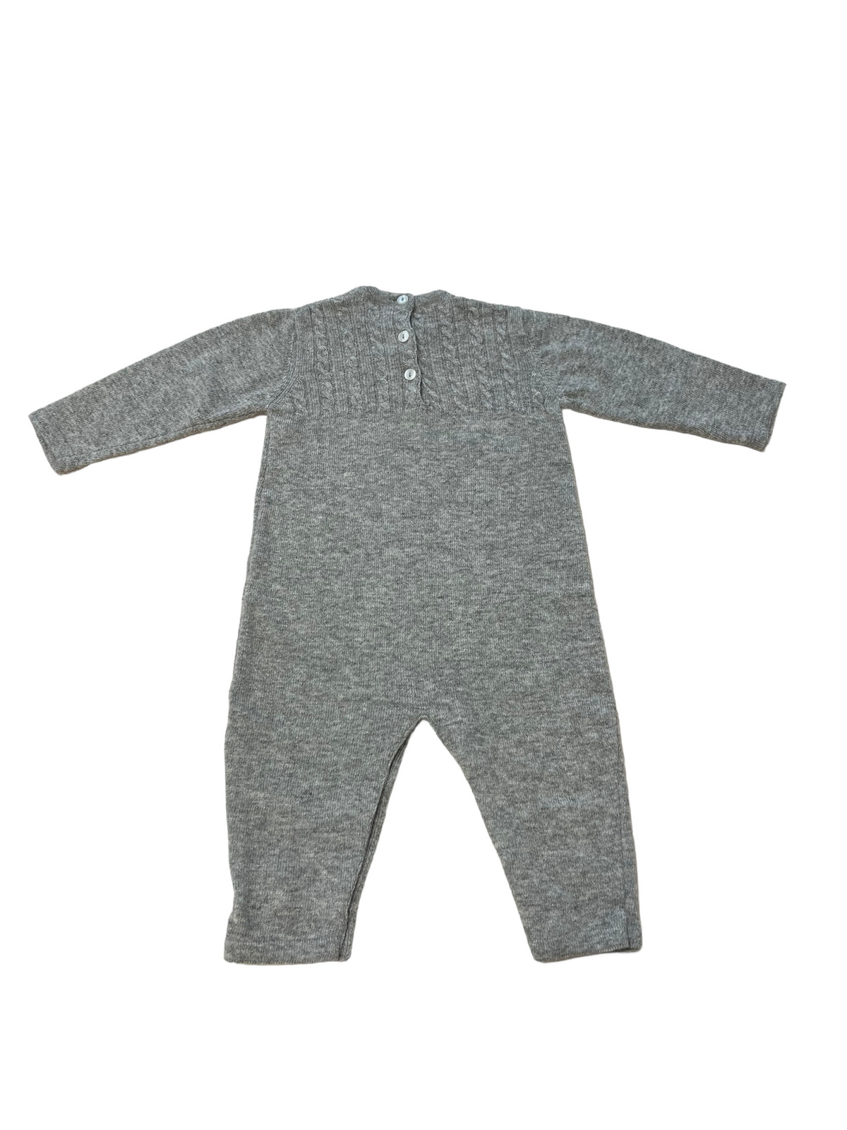 Completo tutina e cardigan Coccodè misto lana merino - 9 mesi