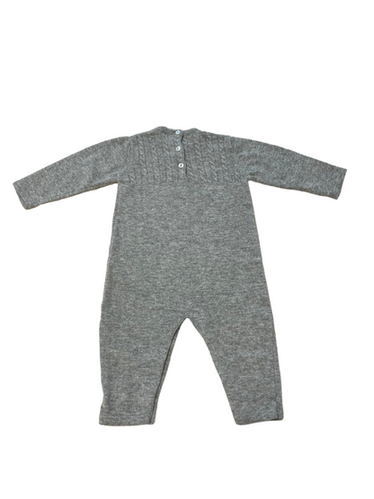 Completo tutina e cardigan Coccodè misto lana merino - 9 mesi
