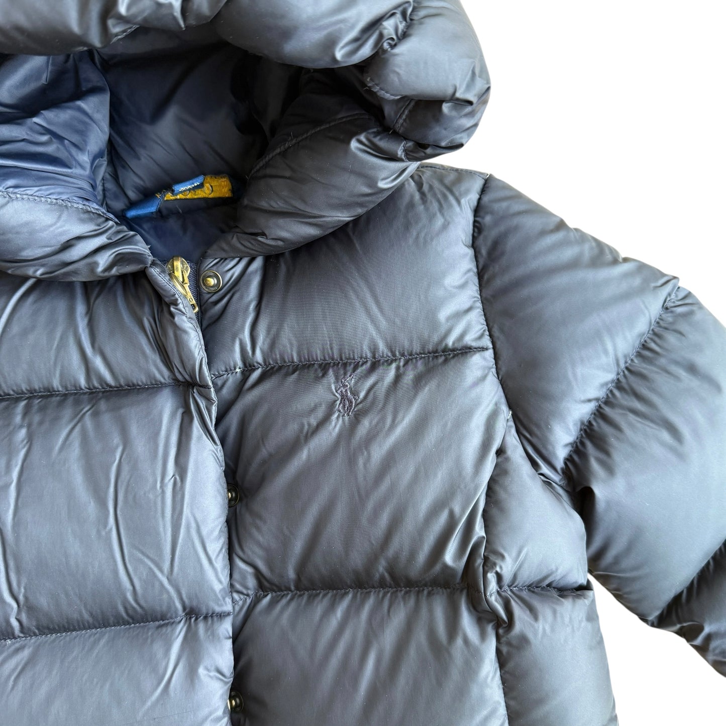 Piumino lungo Polo Ralph Lauren blu - 6 anni