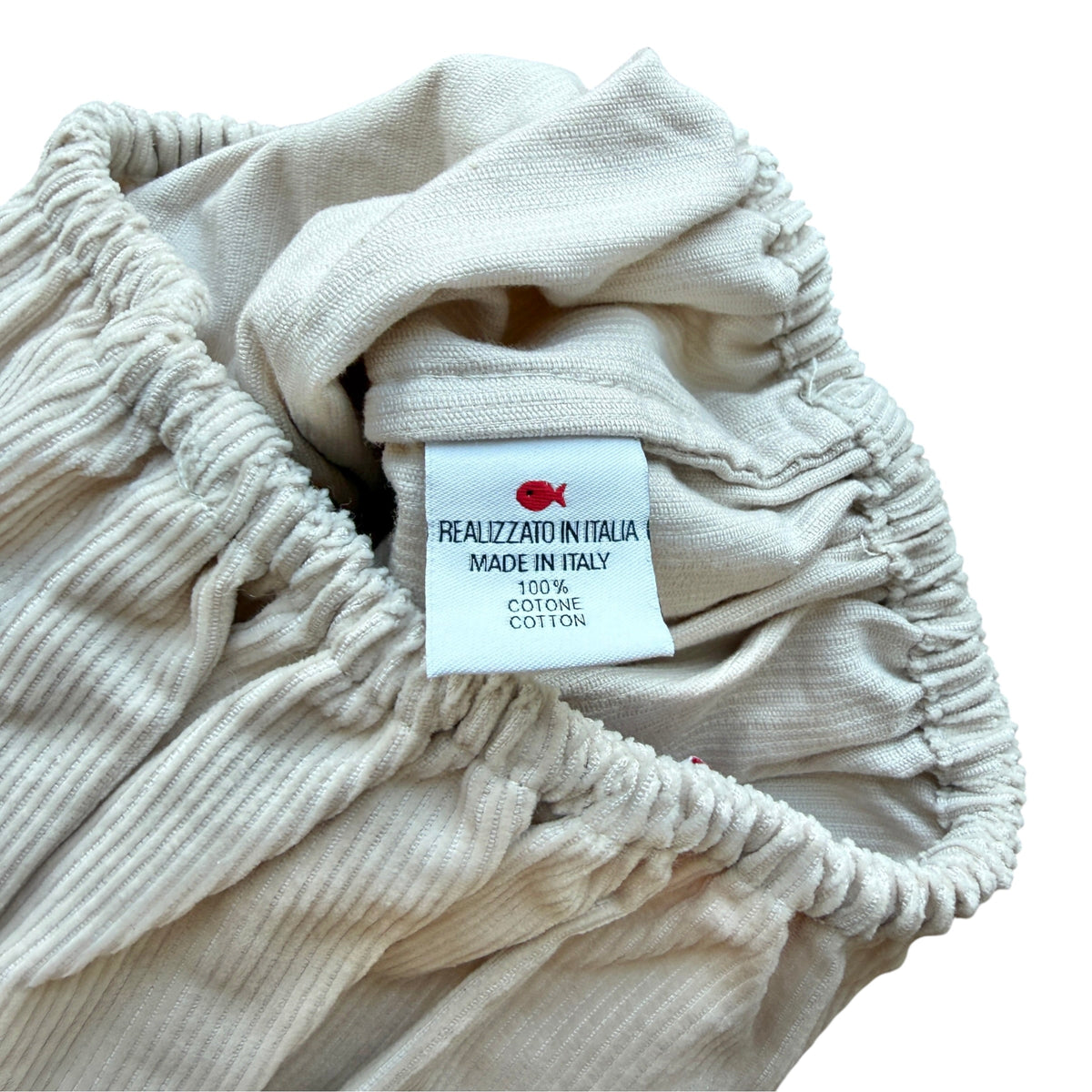 Bloomers copri pannolino panna Pesciolino Rosso - 2 anni