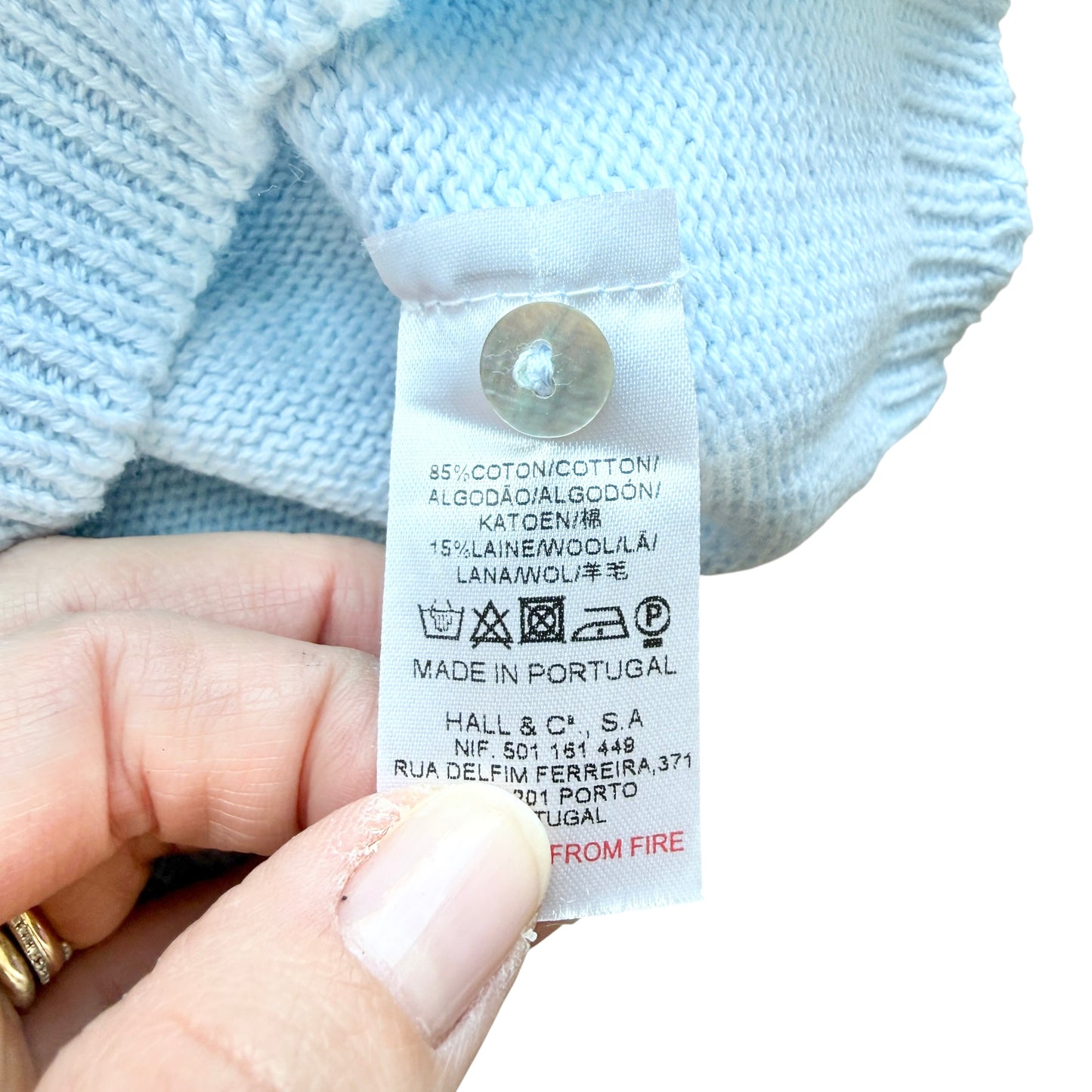 Cardigan cotone misto lana Laranjinha - 12 mesi